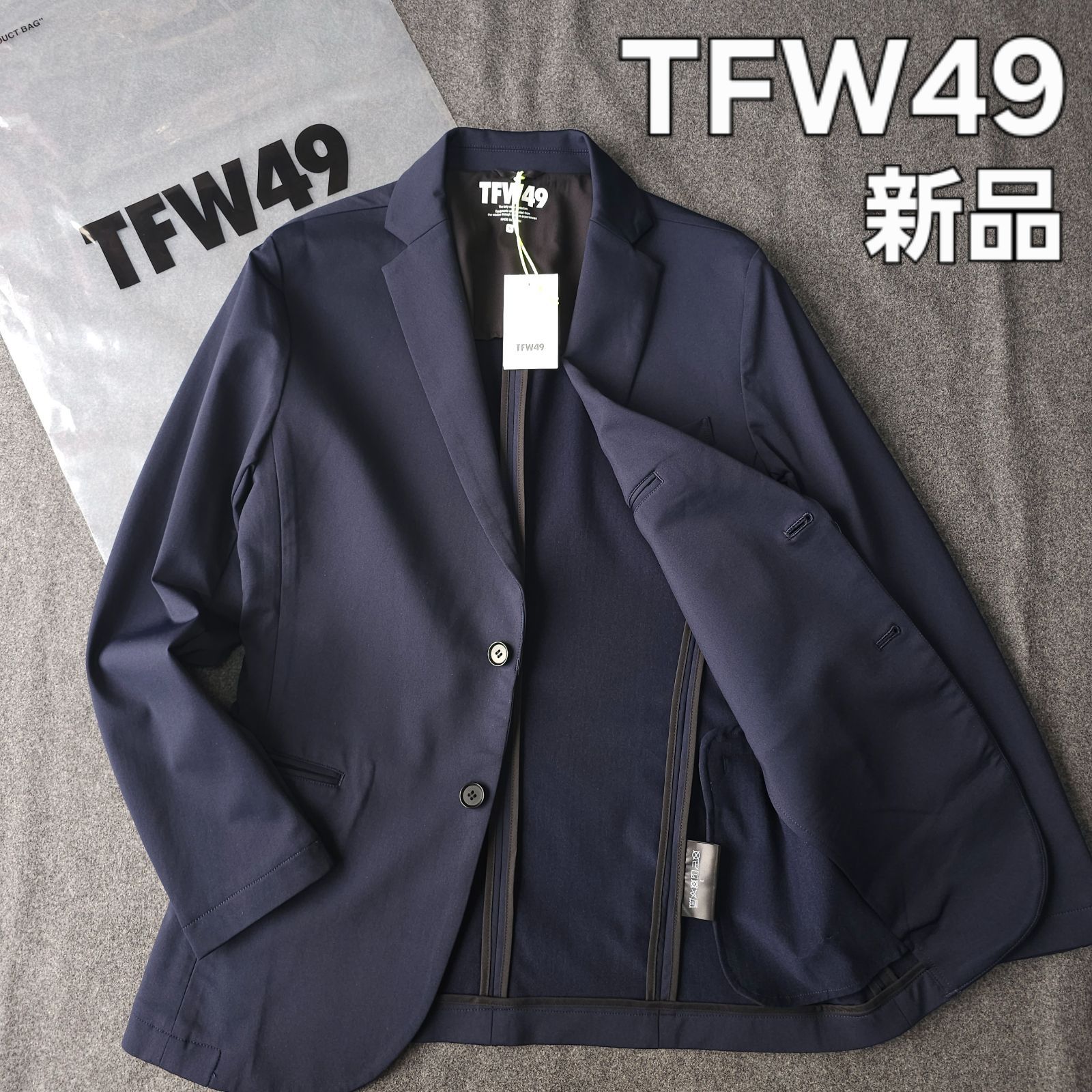 TFW49 ネイビー ジャケット 人気完売品 新品未使用 TFW49 STRETCH 2B JKT 4WAYストレッチ
