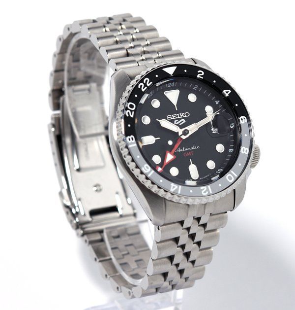 箱保付 SEIKO セイコー 5 SPORTS ファイブスポーツ SBSC 001 4 R 34 00 A 0 SKX シリーズ メカニカルGMT 自動巻き メンズ