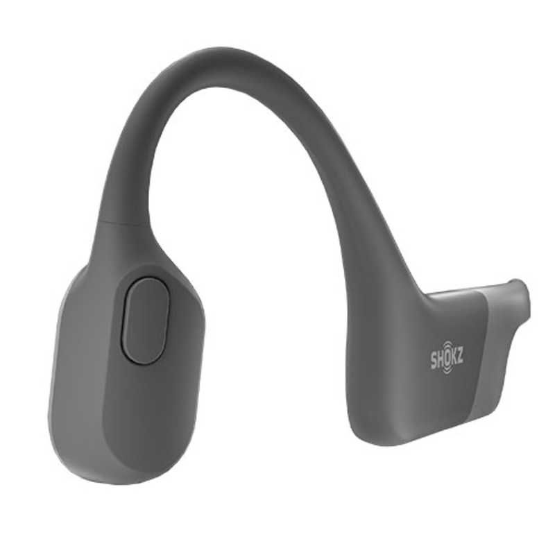 新品未使用】【未開梱】SHOKZ 骨伝導イヤホン Shokz グレー [ 骨伝導