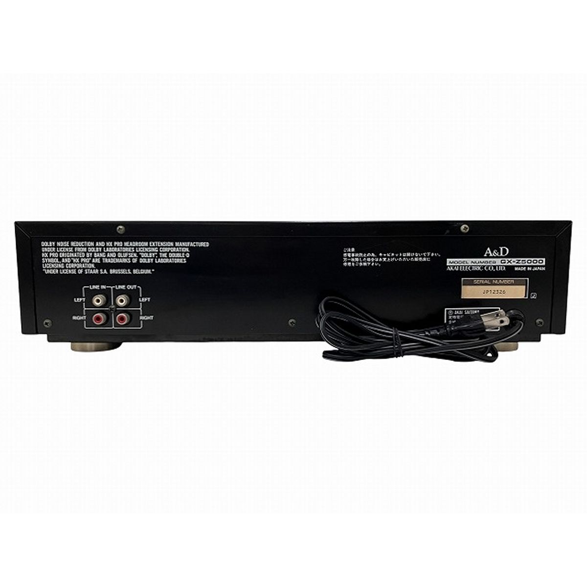 A&D GX-Z5000 カセットデッキ 音響機器 ステレオ オーディオ ジャンク