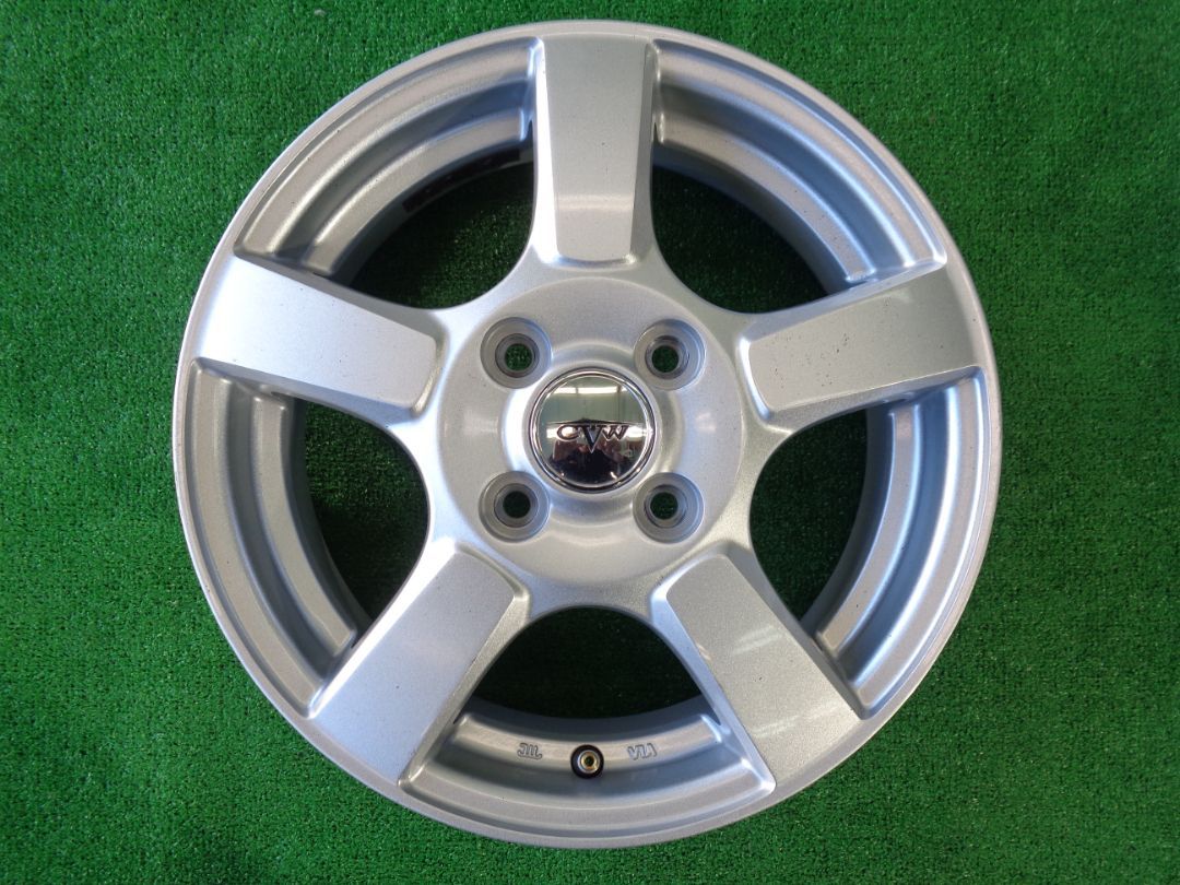 4 5 J 14インチ H 100 53 CVW 01 ホイール 4本 エブリィワゴン スクラムワゴン サイズ♪