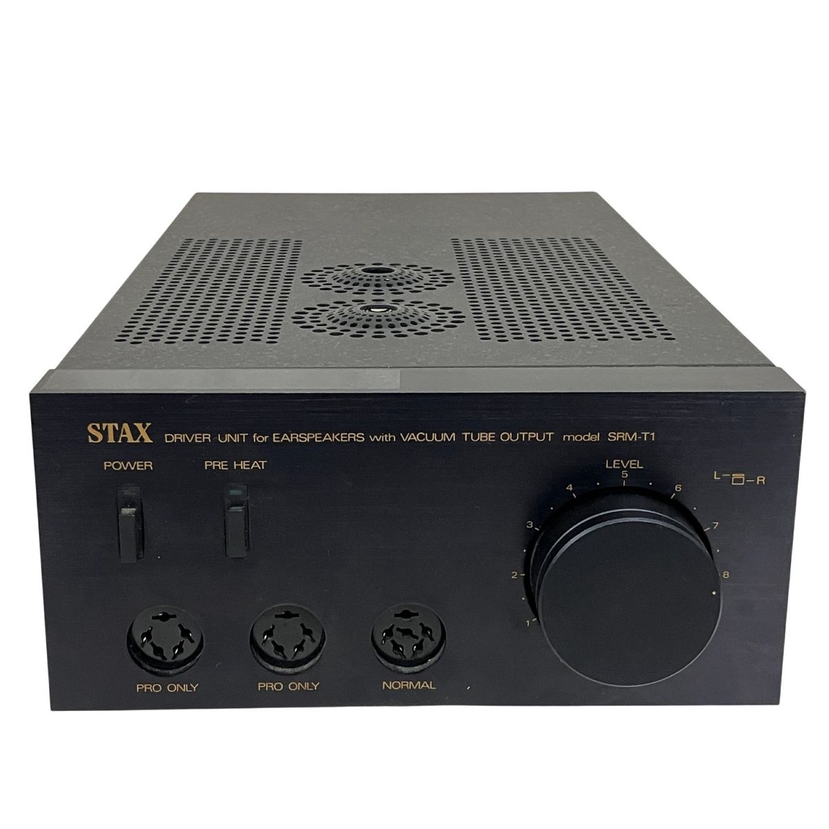 STAX SRM T 1 コンデンサー型 ヘッドホンアンプ 真空管ハイブリッド 音響機材