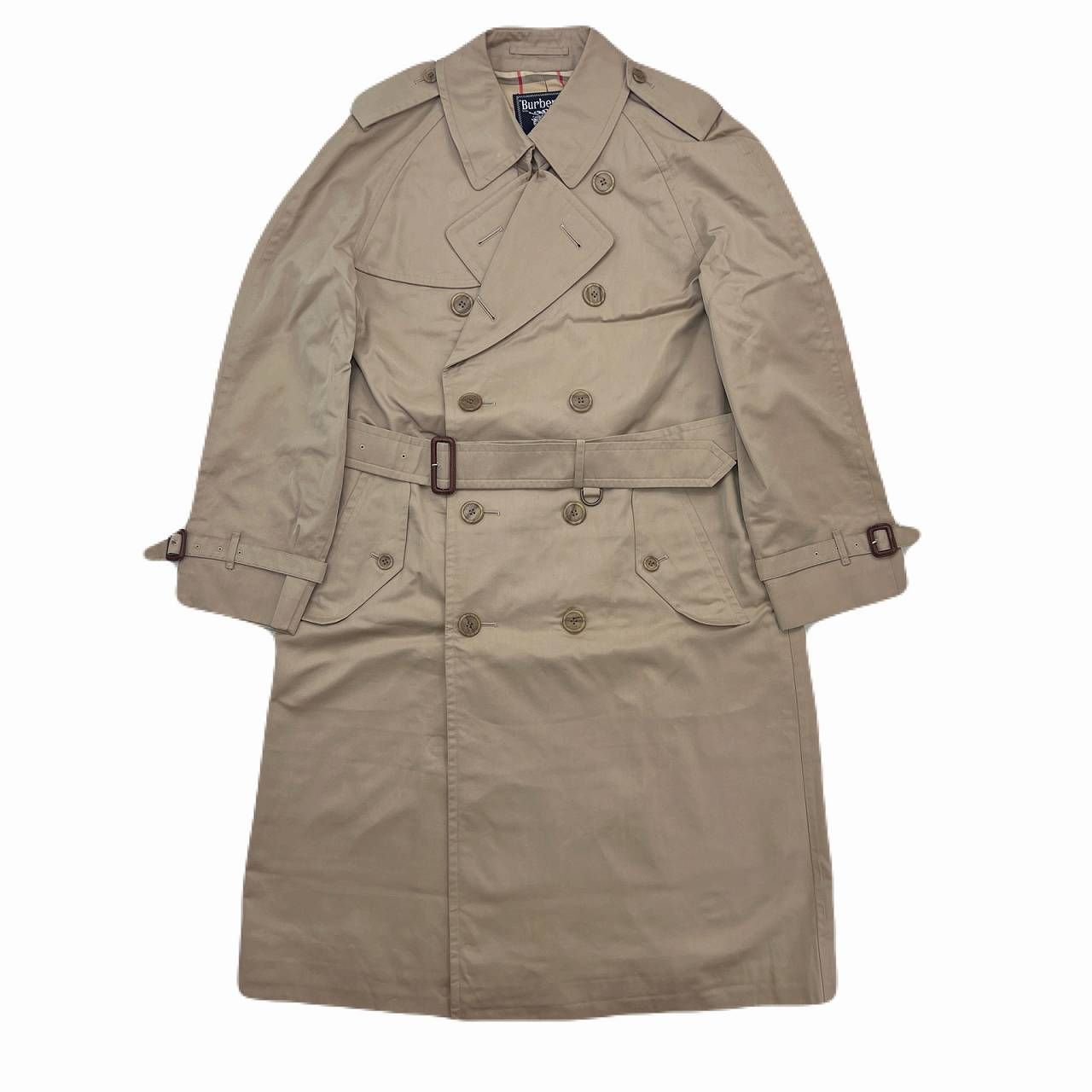 【美品】バーバリー　トレンチコート　メンズ　ライナー　ベルト付き　ベージュ　M BURBERRY - 極美品 Vintage バーバリー Burberrys コート シングル