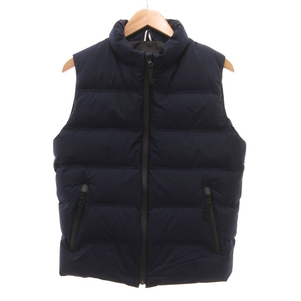 ラコステ LACOSTE ダウンベスト ジャケット ブルゾン ロゴ M 紺 ネイビー |JS GY 53