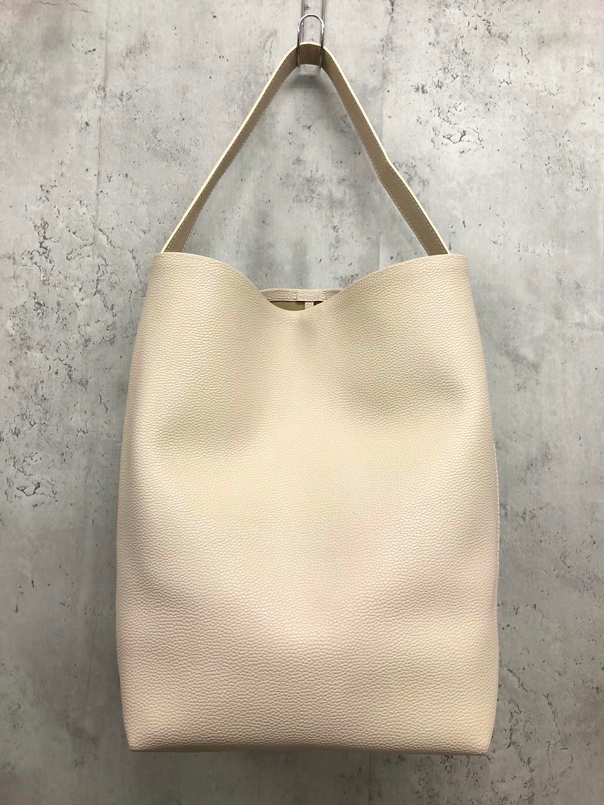 JISTORY ジストリー 牛床革 ワンハンドル ショルダー バッグ アイボリー ◎レディース