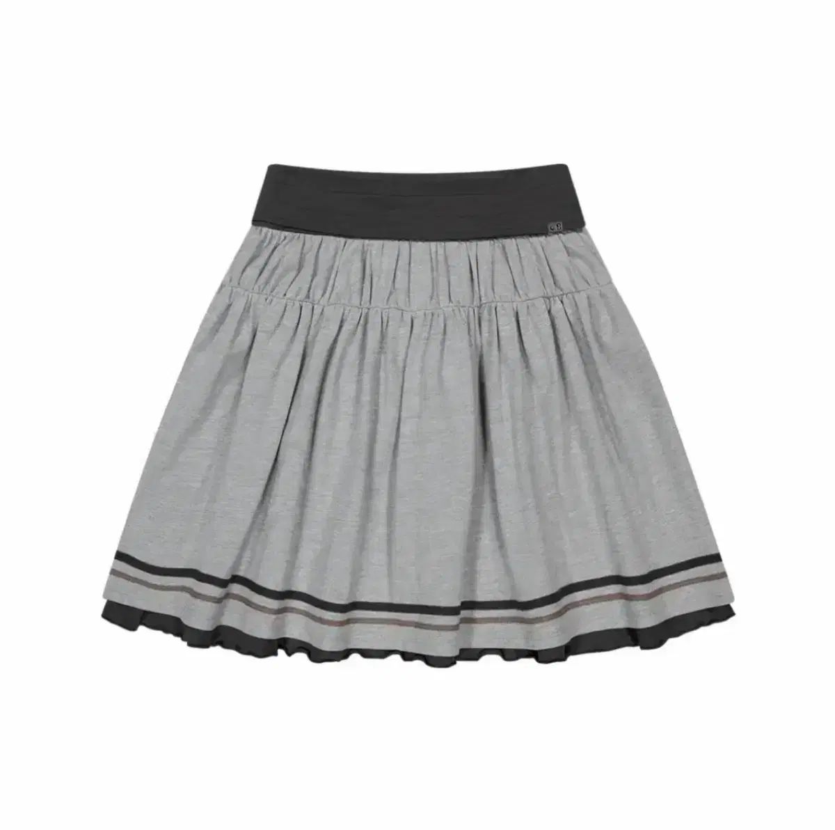 コイセイオ ブライスドール フォールディング シャーリング スカート メランジ グレー