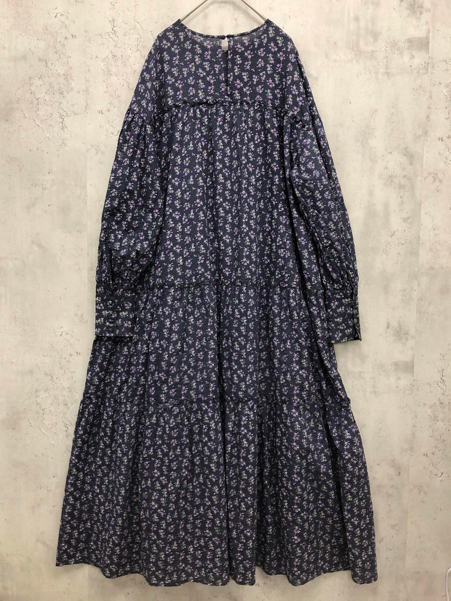 perna ペルナ ドッキングフラワー ワンピース sizeM 総柄 ◎レディース