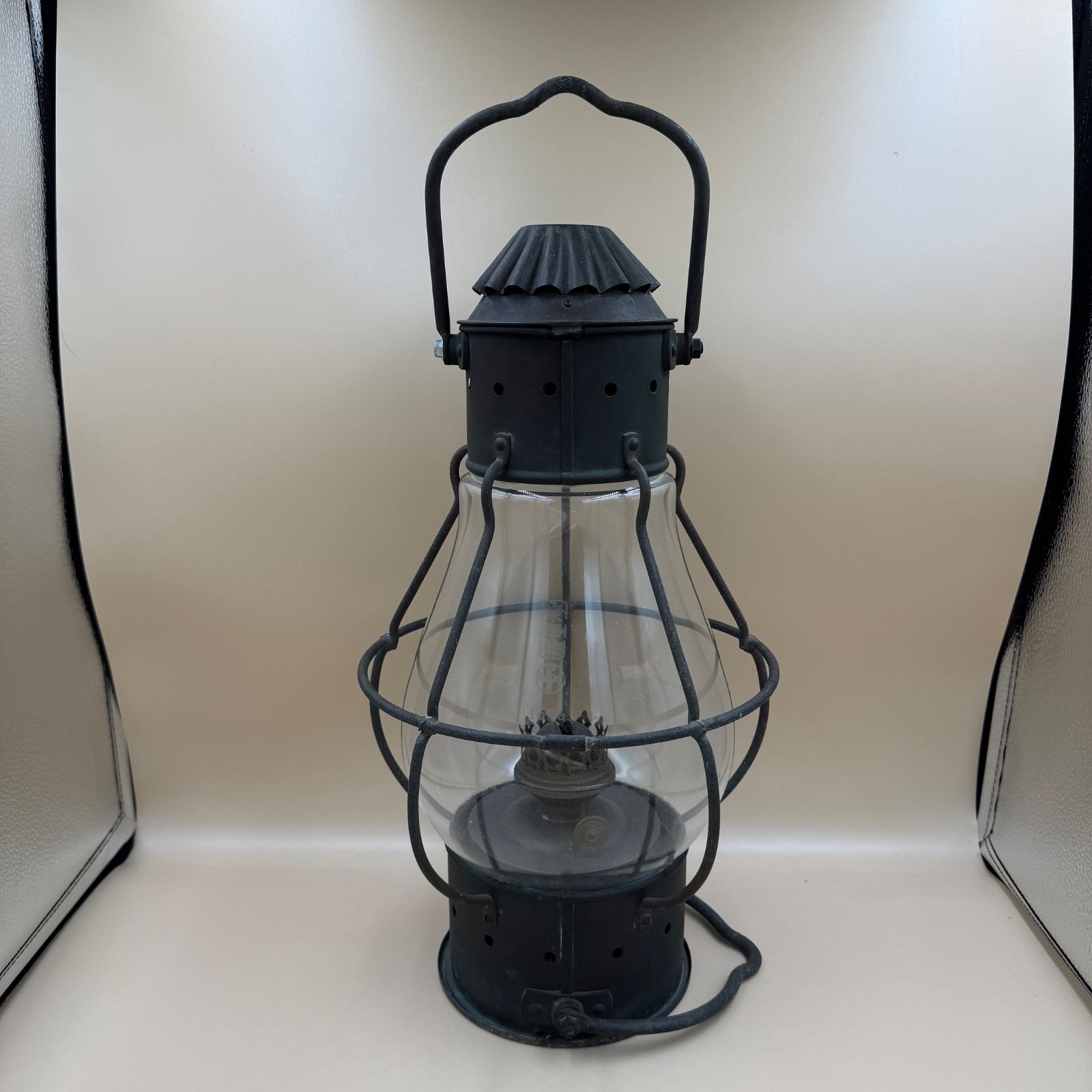 日本船燈 ニッセン アンカーランプ オイルランプ 東船検 昭和27年製