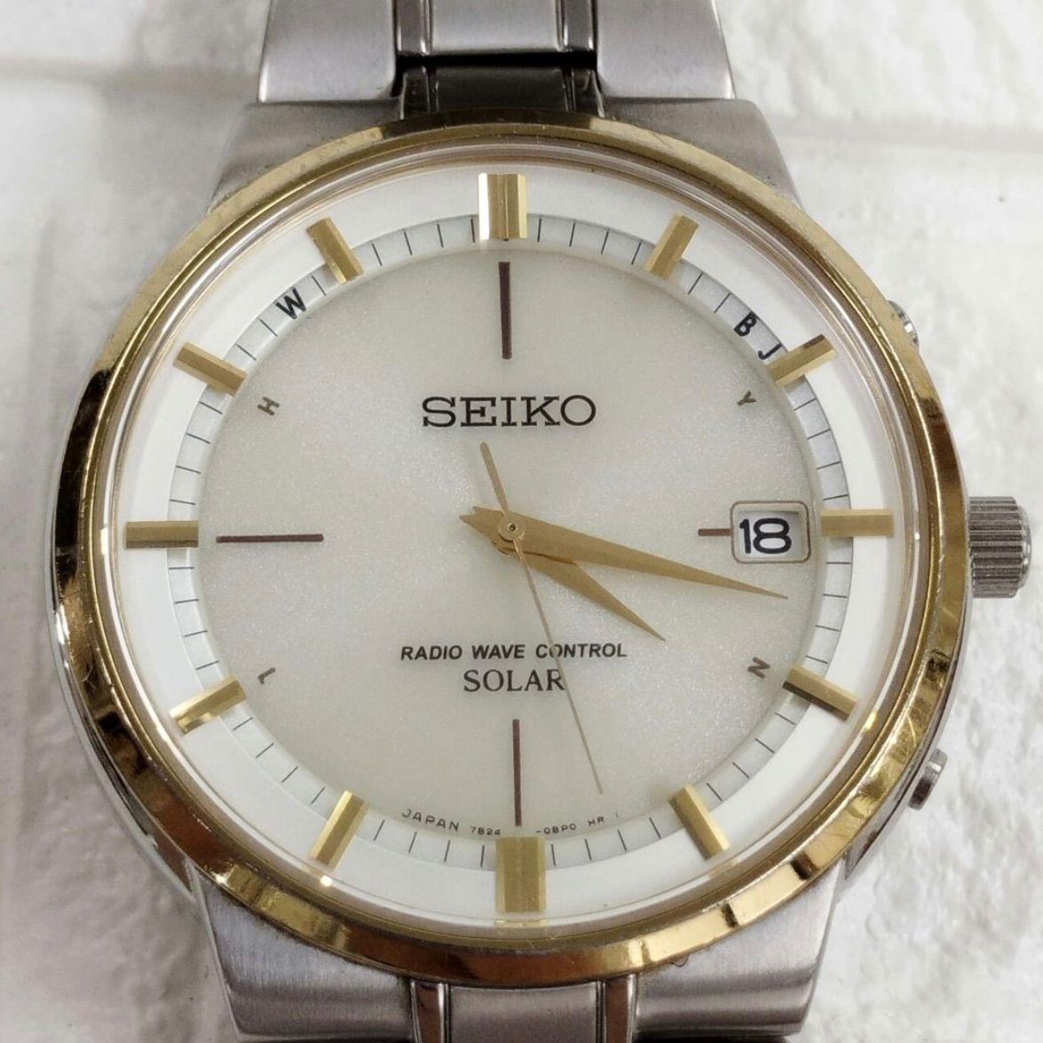 SEIKO SPIRIT チタン ソーラー電波 7B24-0AZ0 SEIKO セイコー 7B24-0AZ0スピリット ソーラー 時計 チタン 稼働