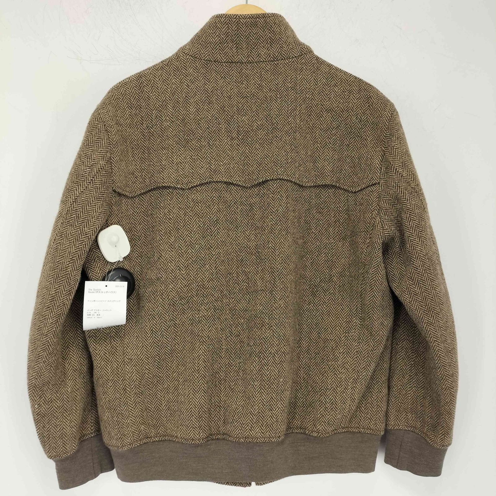 ほりけ　スコッチハウス ヘリンボーン ツイード ジャケット ザスコッチハウス The Scotch House ヘリンボーンツイード スイング