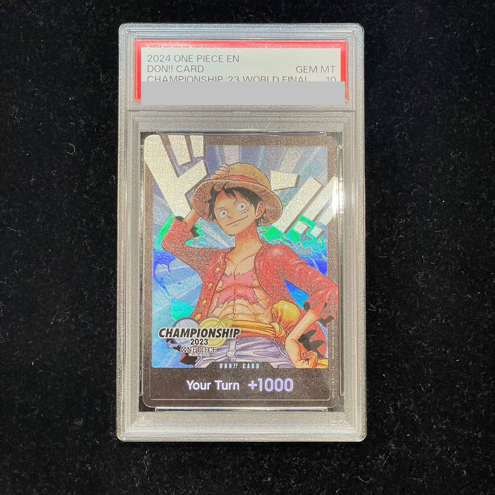 PSA10 ワンピース　海外チャンピオンシップ　ルフィ　2023 PSA10】ドンカード (モンキー・D・ルフィ) 英語版 チャンピオンシップ