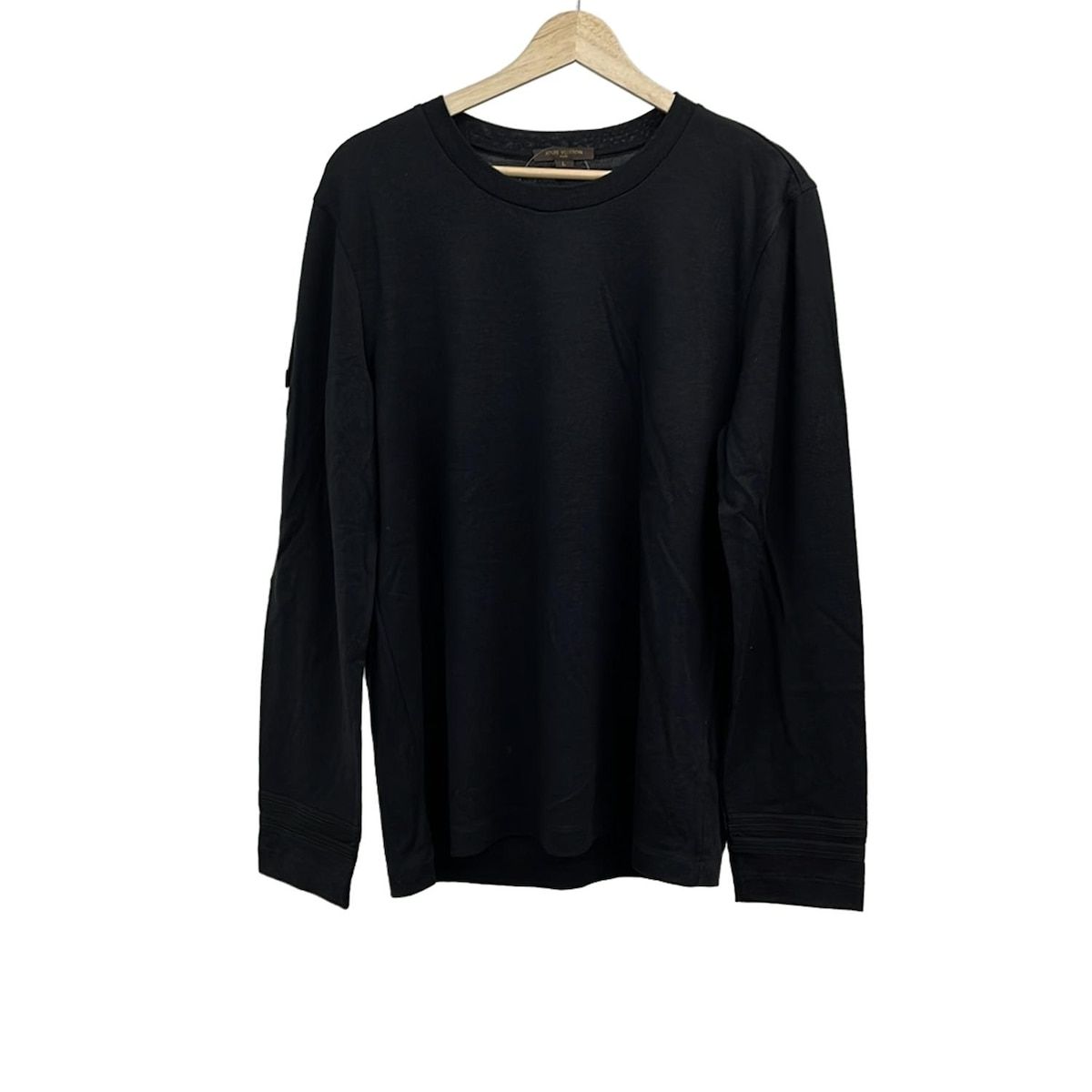 LOUIS VUITTON ルイヴィトン 長袖Tシャツ サイズL メンズ - 黒 クルーネック
