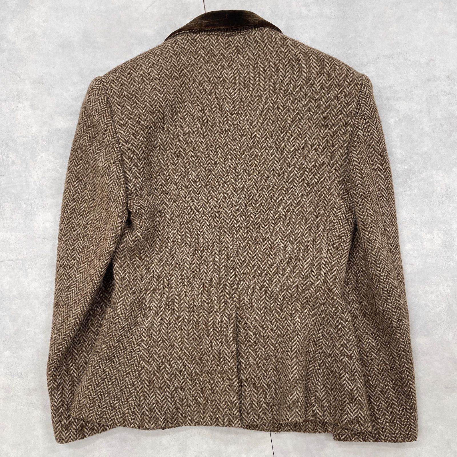 Ralph Lauren ラルフローレン テーラードジャケット ヘリンボーン織