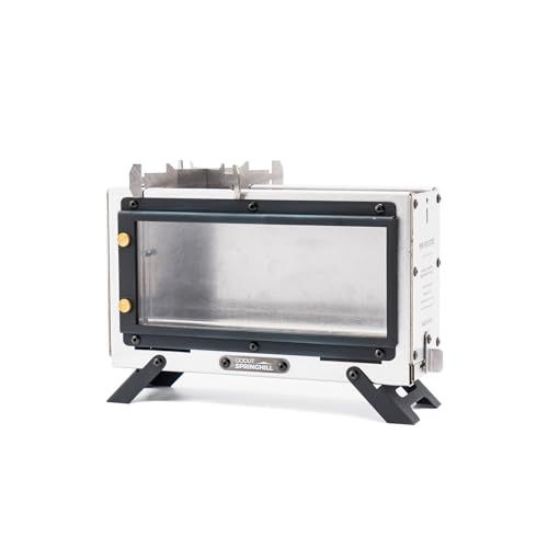 迅速に発送 Springhill 卓上 焚き火台 テーブル暖炉 キャンプ BBQ焚火台 ステンレス鋼 折りたたみ アウトドアストーブ 調理･煮炊き 収納袋付き 屋内 家用 アウトドアヒーター fb 2 e 1 ddf