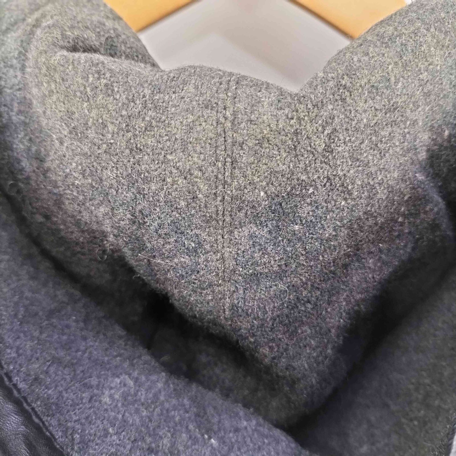 ユーズドフルギ USED古着 STEVE BRANDANO レザー フーデッド ハーフ