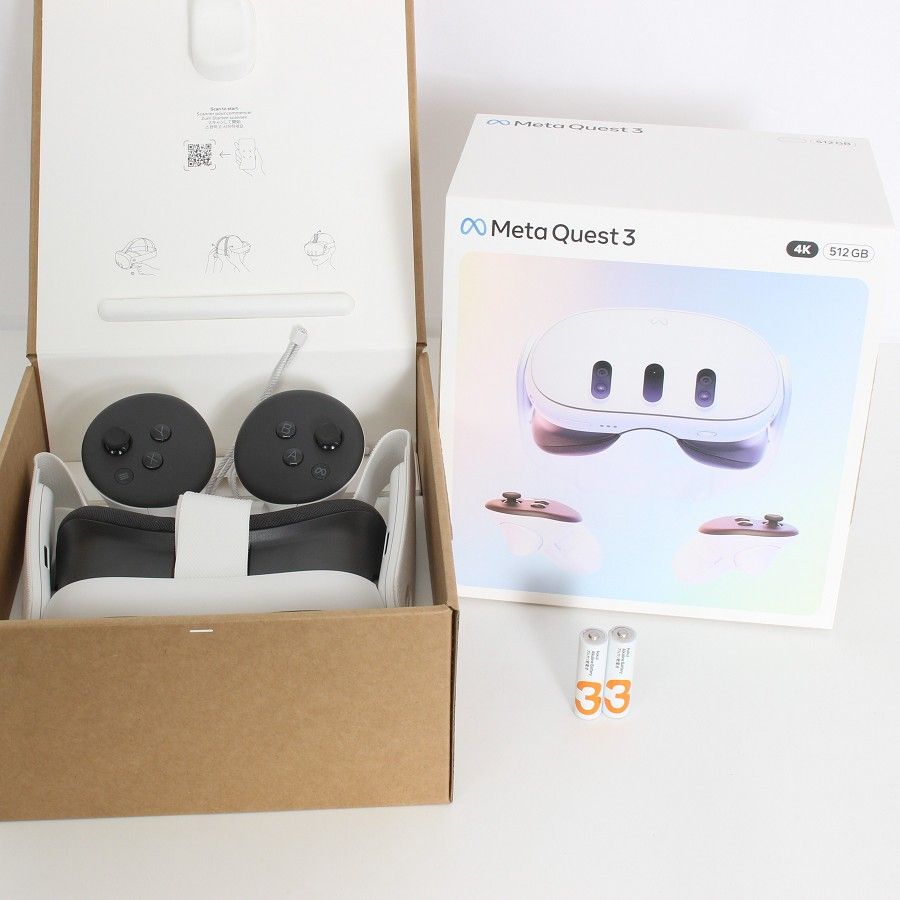 美品】Meta Quest 3 512GB VR ヘッドマウントディスプレイ 美品】Meta Quest 3 512GB VR ヘッドマウントディスプレイ