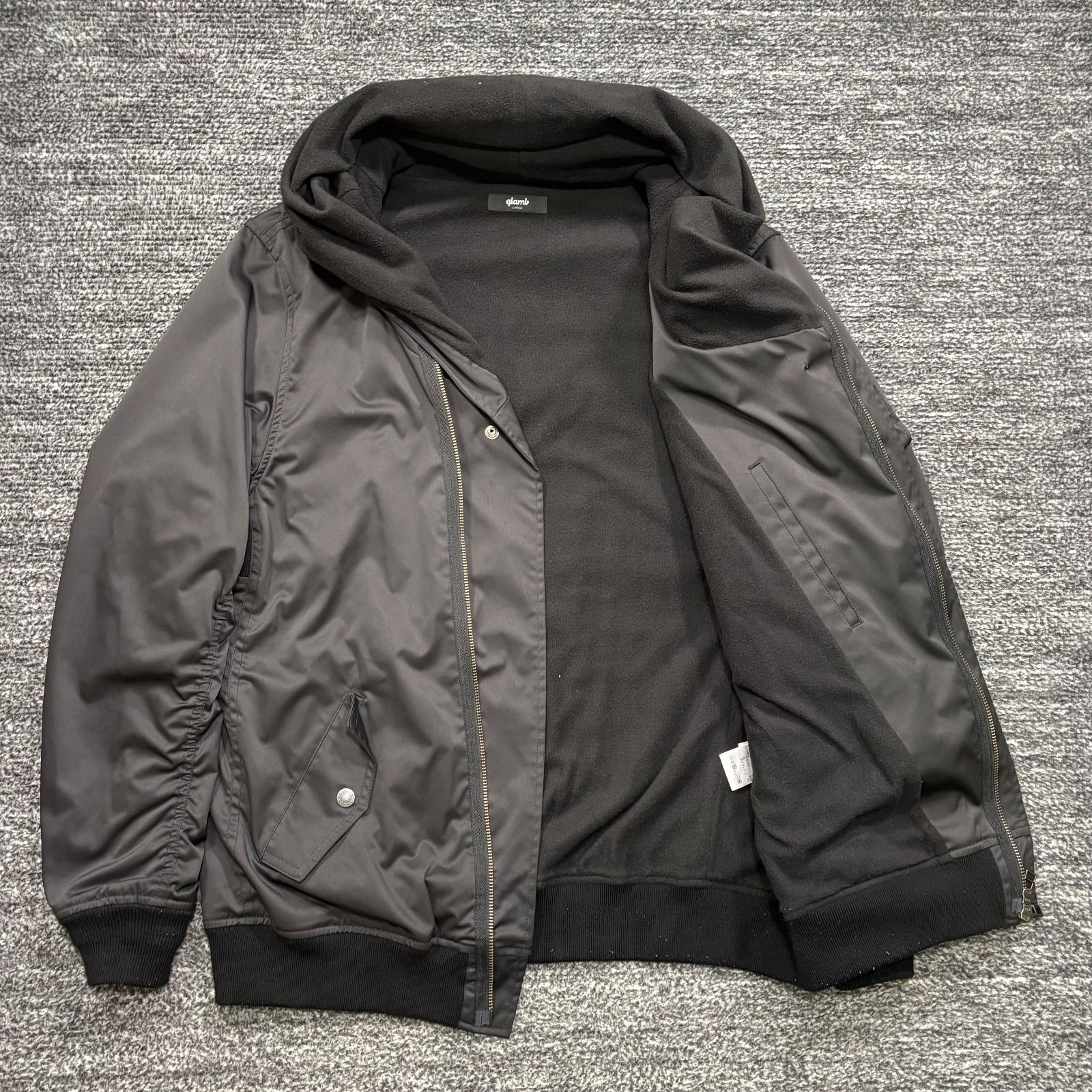 glamb Carol MA-1 Black L グラム キャロル MA1 ブラック □ - メルカリ