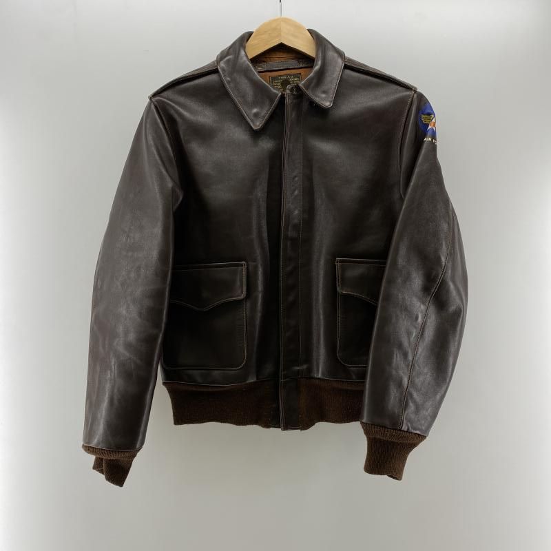 中古】Buzz Rickson's A-2 レザージャケット ブラウン サイズ36 M83111