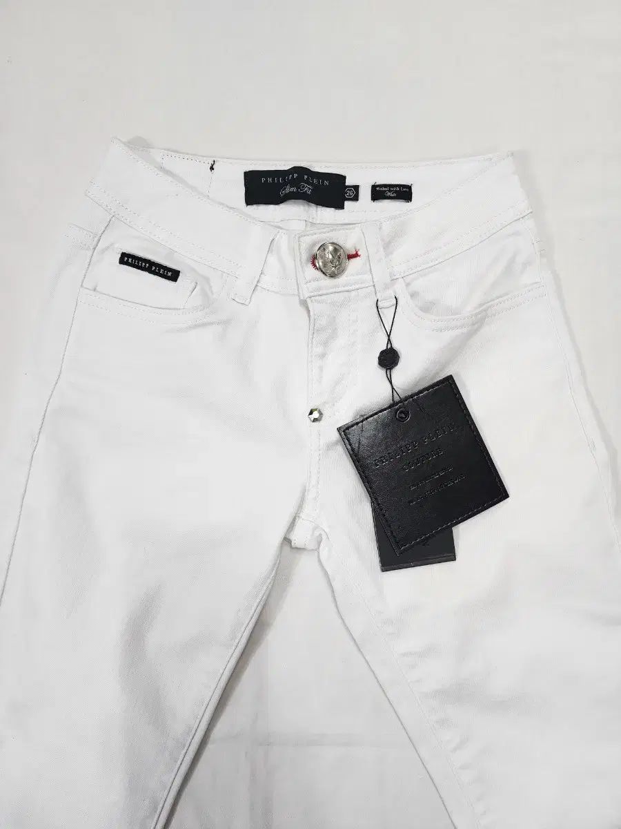 26 PHILIPP PLEIN フィリッププレイン 白 エンジェル スリムフィット スキニージーン