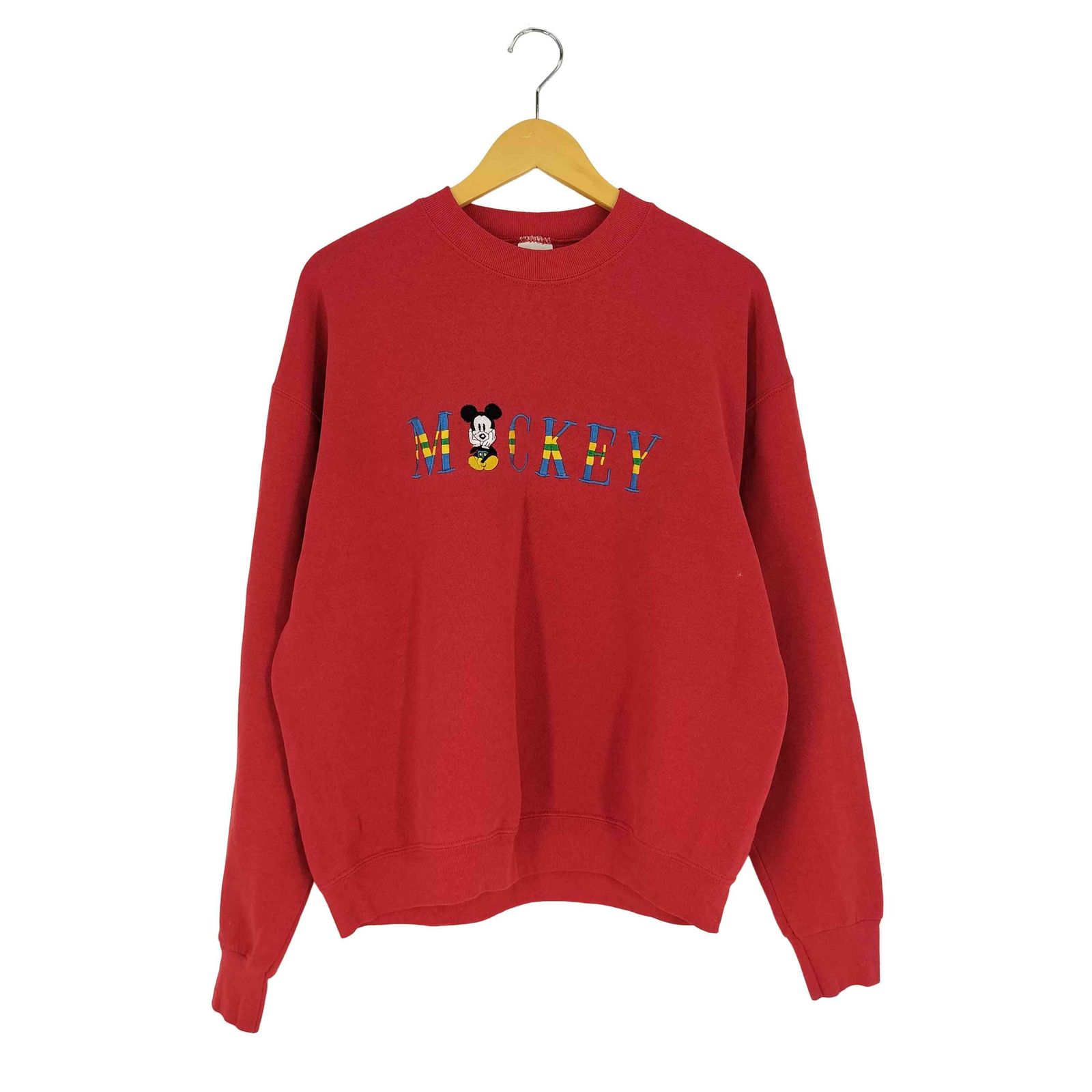 ユーズドフルギ USED古着 90s USA製 キャラクター刺繍 クルーネック