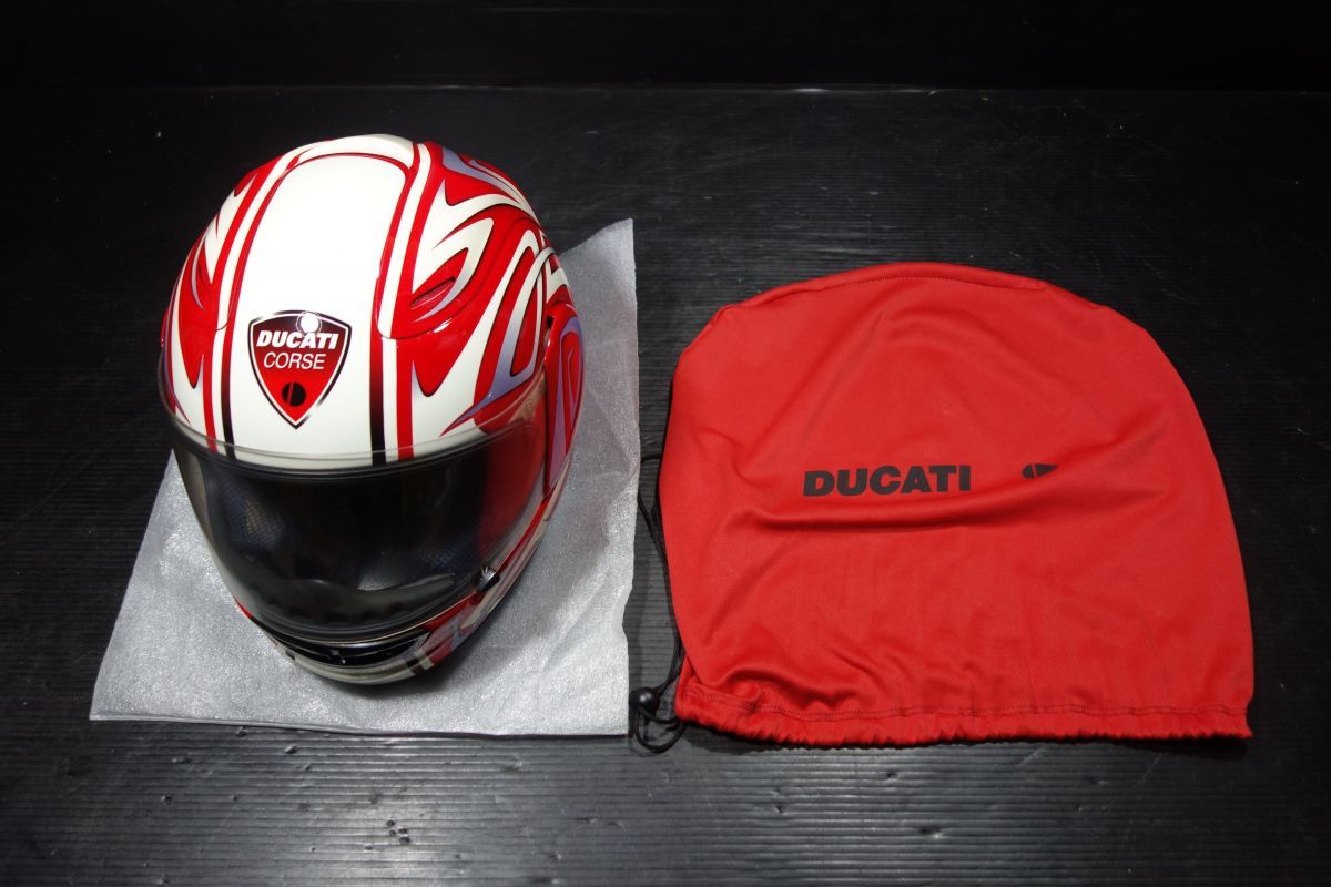 ヘルメット 袋付き ドゥカティ スウォーミー コルス サイズM 57|58 SUOMY CORSE