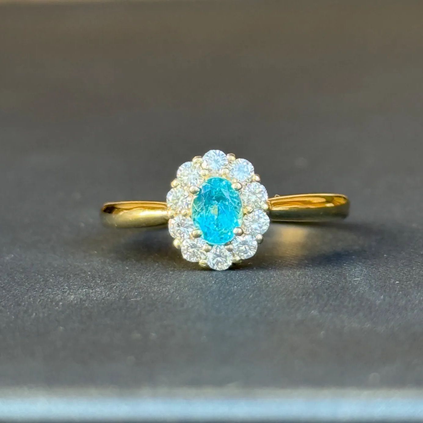 パライバトルマリン　K18 0.27カラット jewel planet 公式サイト / 【代行販売】K18YG ブラジル産パライバ