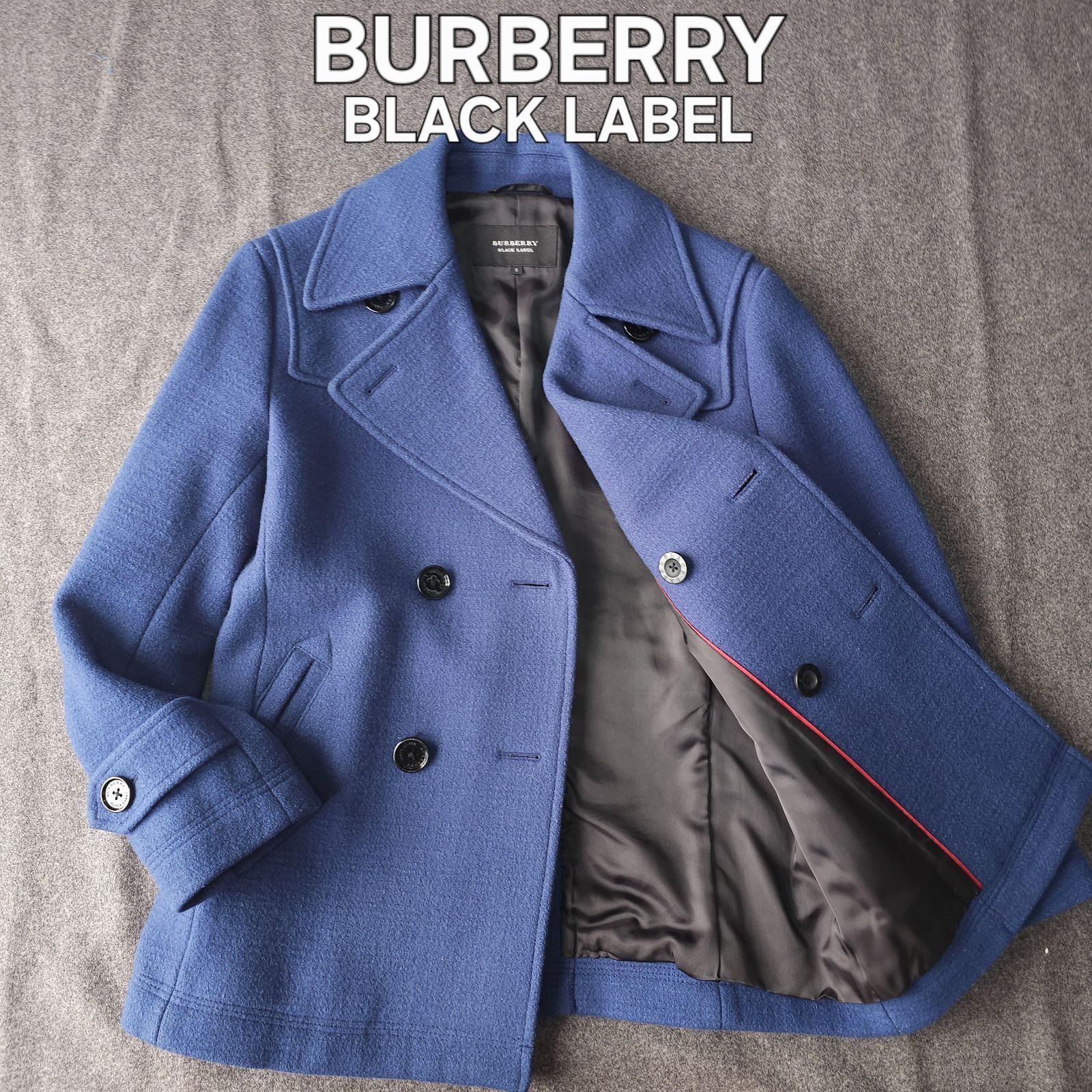 BURBERRY BLACK LABEL バーバリーブラックレーベル 秋冬 羊毛 ウール P