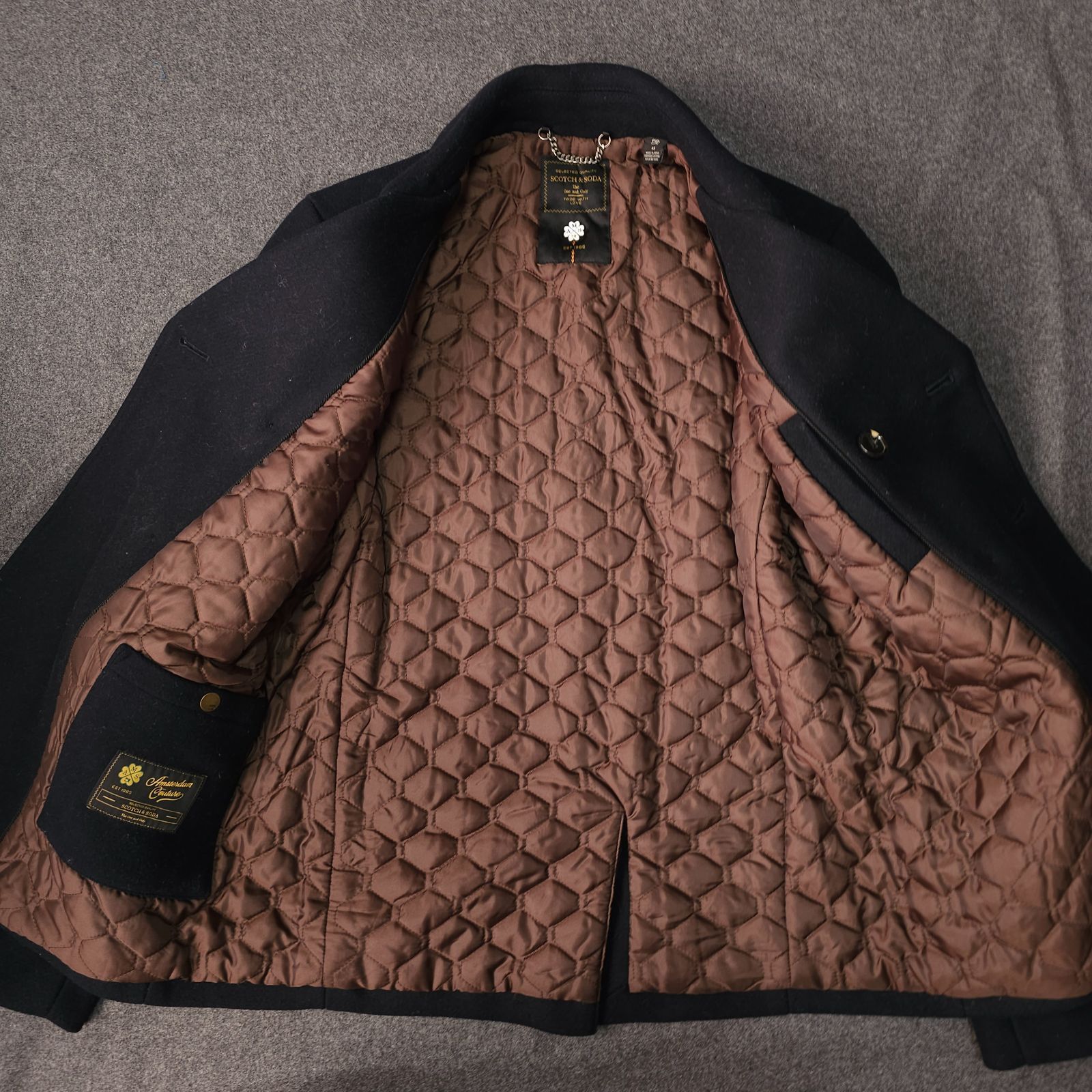 SCOTCH & SODA スコッチアンドソーダ 秋冬 羊毛ウール素材 中綿