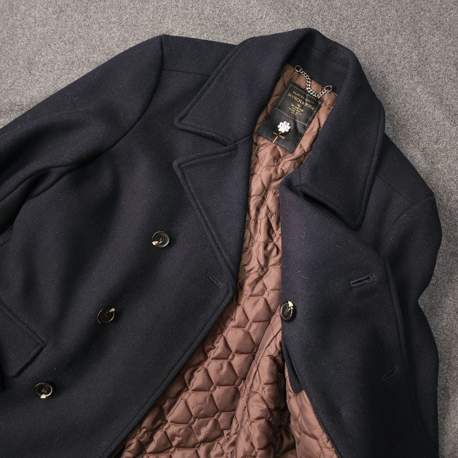 SCOTCH & SODA スコッチアンドソーダ 秋冬 羊毛ウール素材 中綿