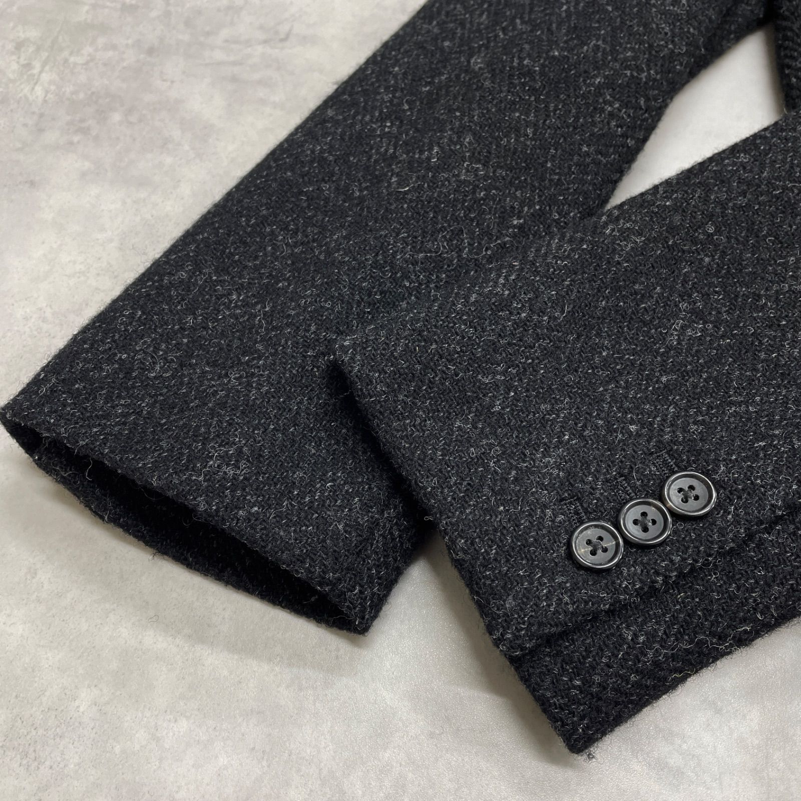 【美品】マーガレットハウエル　ダブルチェスターコート　ツイード　ロング　Sサイズ MARGARET HOWELL マーガレットハウエル ハリスツイード チェスター