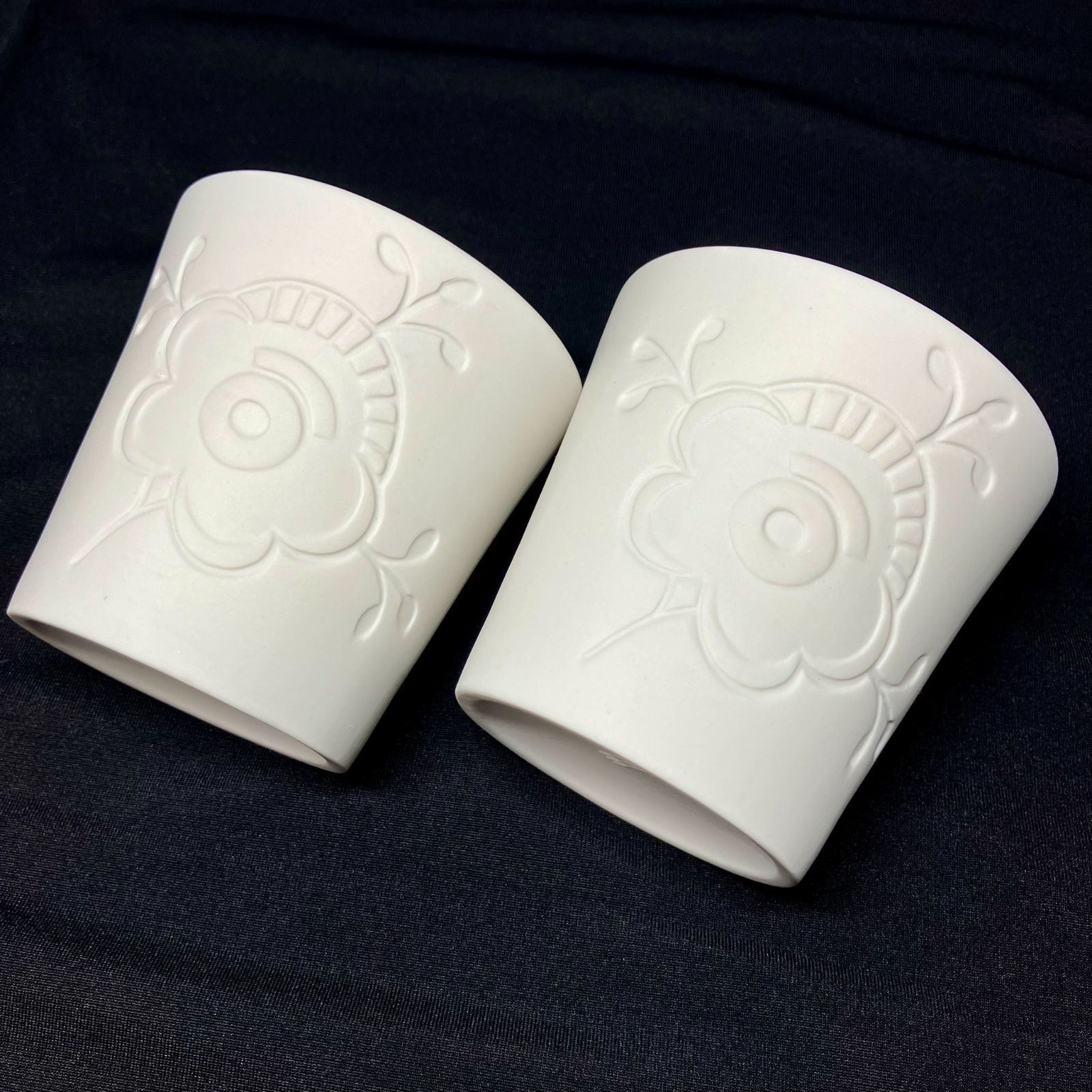 ロイヤルコペンハーゲン メガ ティーライト ホルダー 2客 レア ブルー