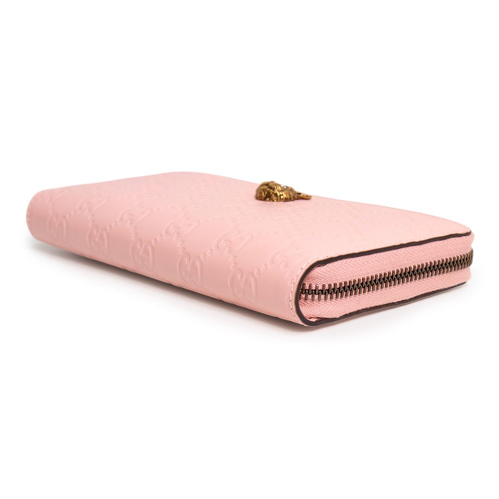 グッチ 548058 リネアキャット ジップアラウンドウォレット ラウンド