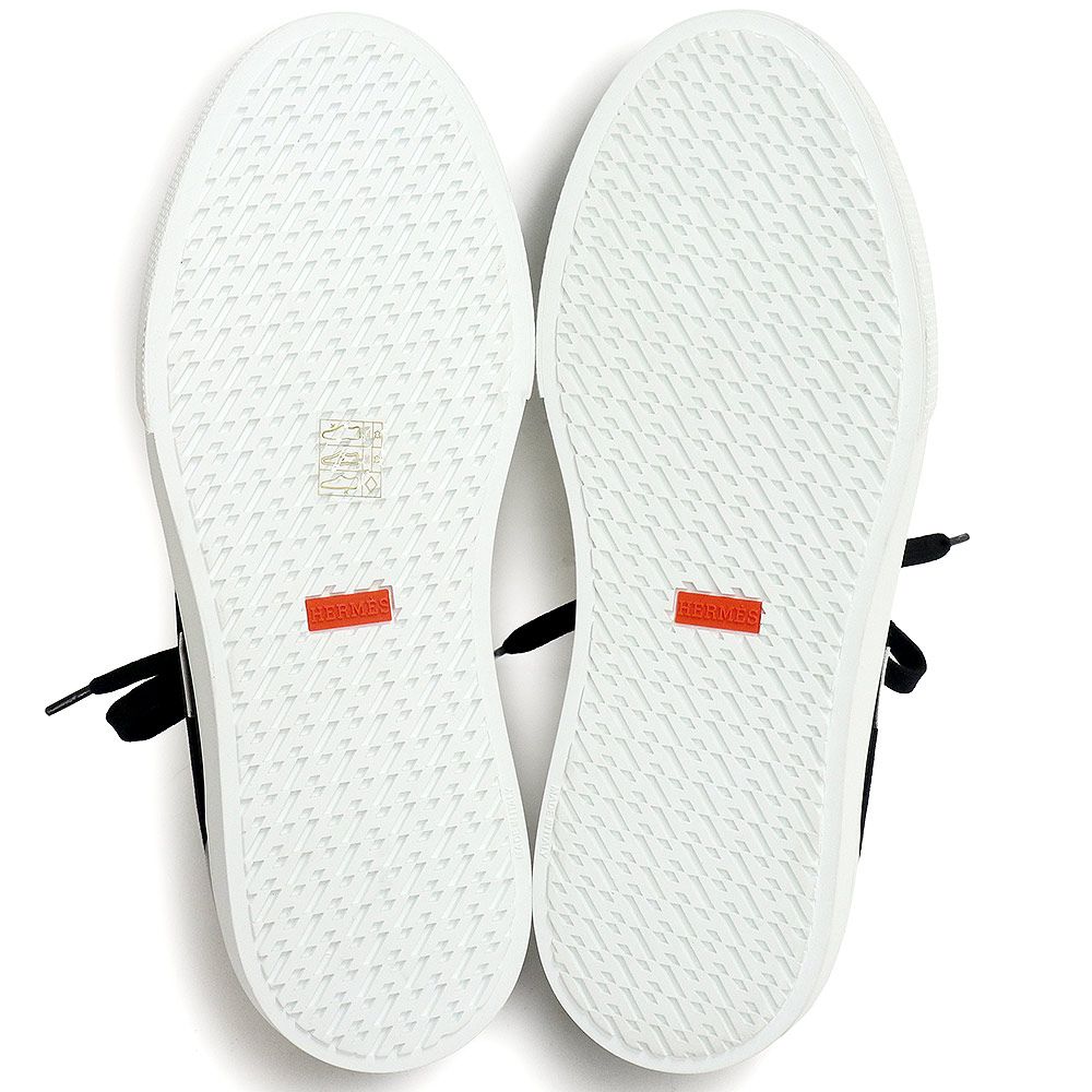 エルメス エンヴィ スニーカー シューズ 靴 #43 28cm コットン