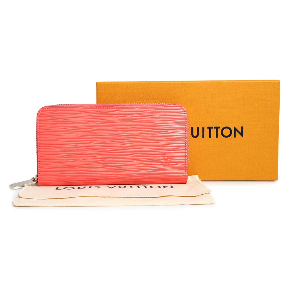 ルイ ヴィトン M 83074 ジッピーウォレット ラウンドファスナー 長財布 エピレザー PINK SKY ピンクスカイ シルバー金具 LOUIS VUITTON ♥ 展示品