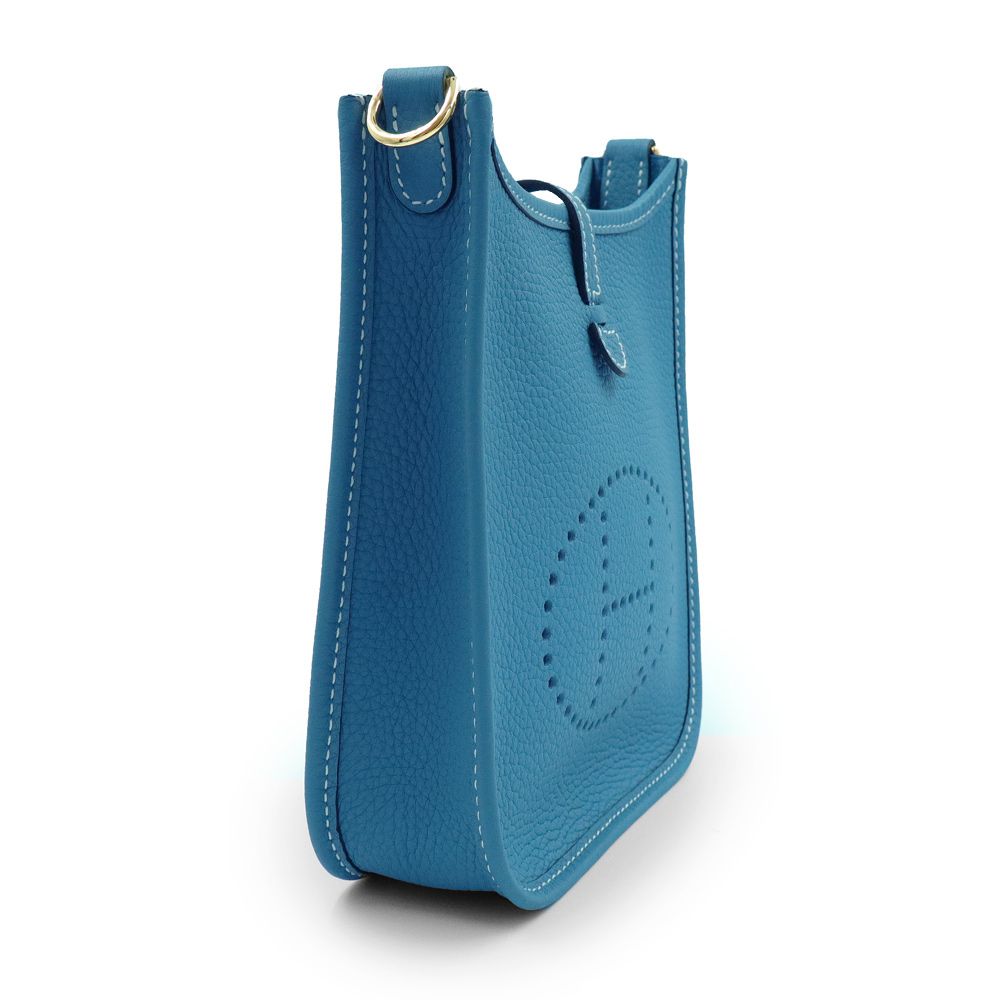 【美品】エルメス　エブリン　トリヨン　ブルージーン　ショルダーバッグ　540 エヴリン エルメス HERMES 3 GM トリヨンクレマンス ブルージーン