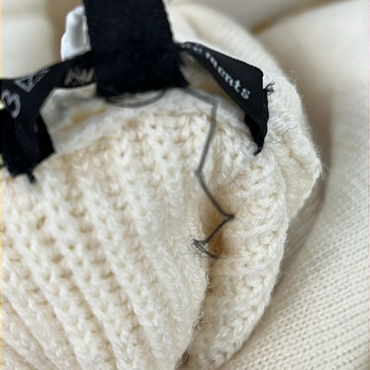  23区 ニジュウサンク ワンピース サイズ38 M レディース アイボリー 長袖 ロング ニット その他 ワンピース