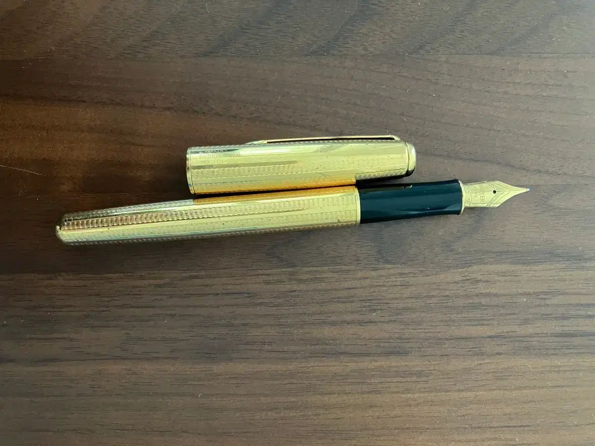 18 k パーカ ソネット ゴールド 万年筆