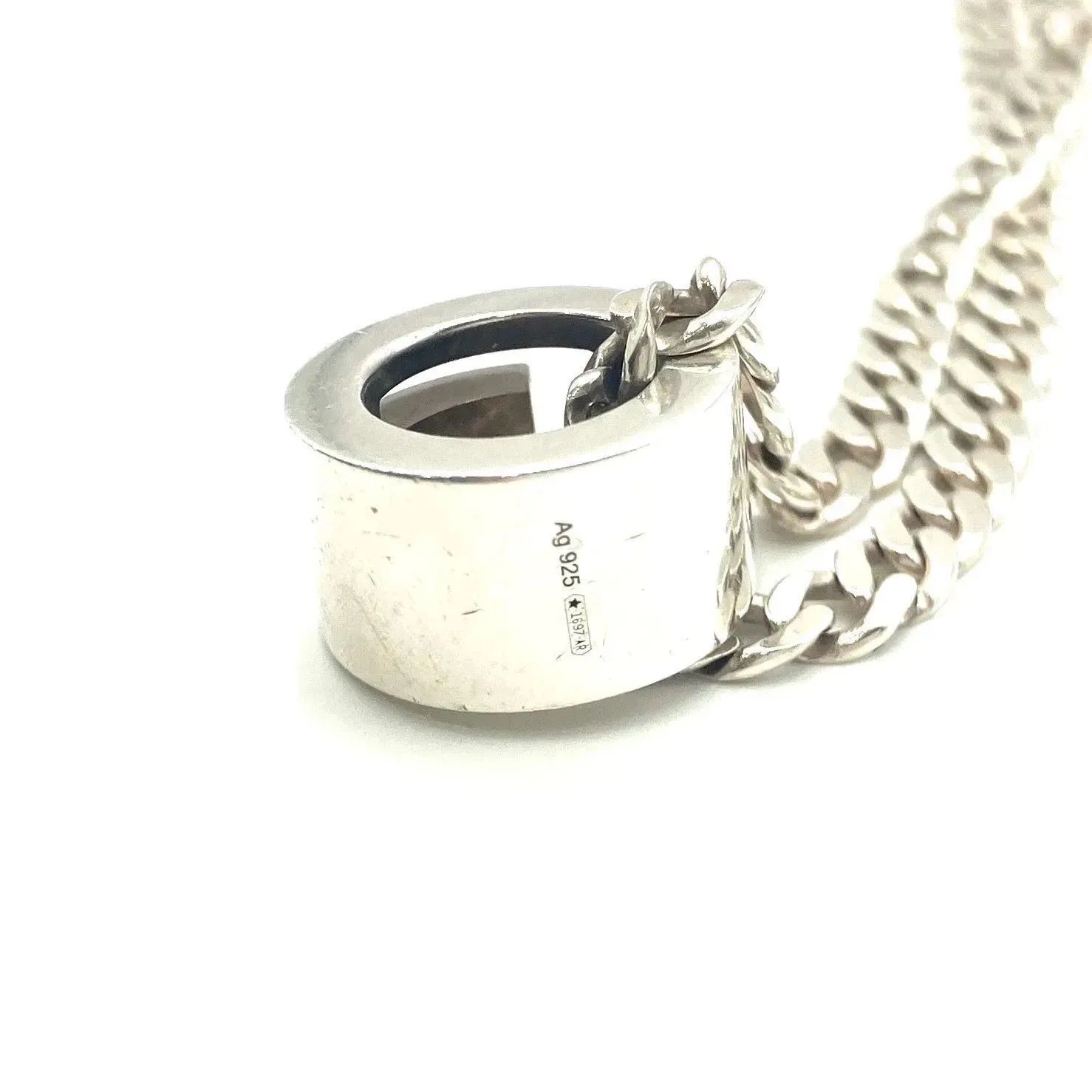 GUCCI(グッチ) カットアウト Gネックレス シルバー 925 - メルカリ