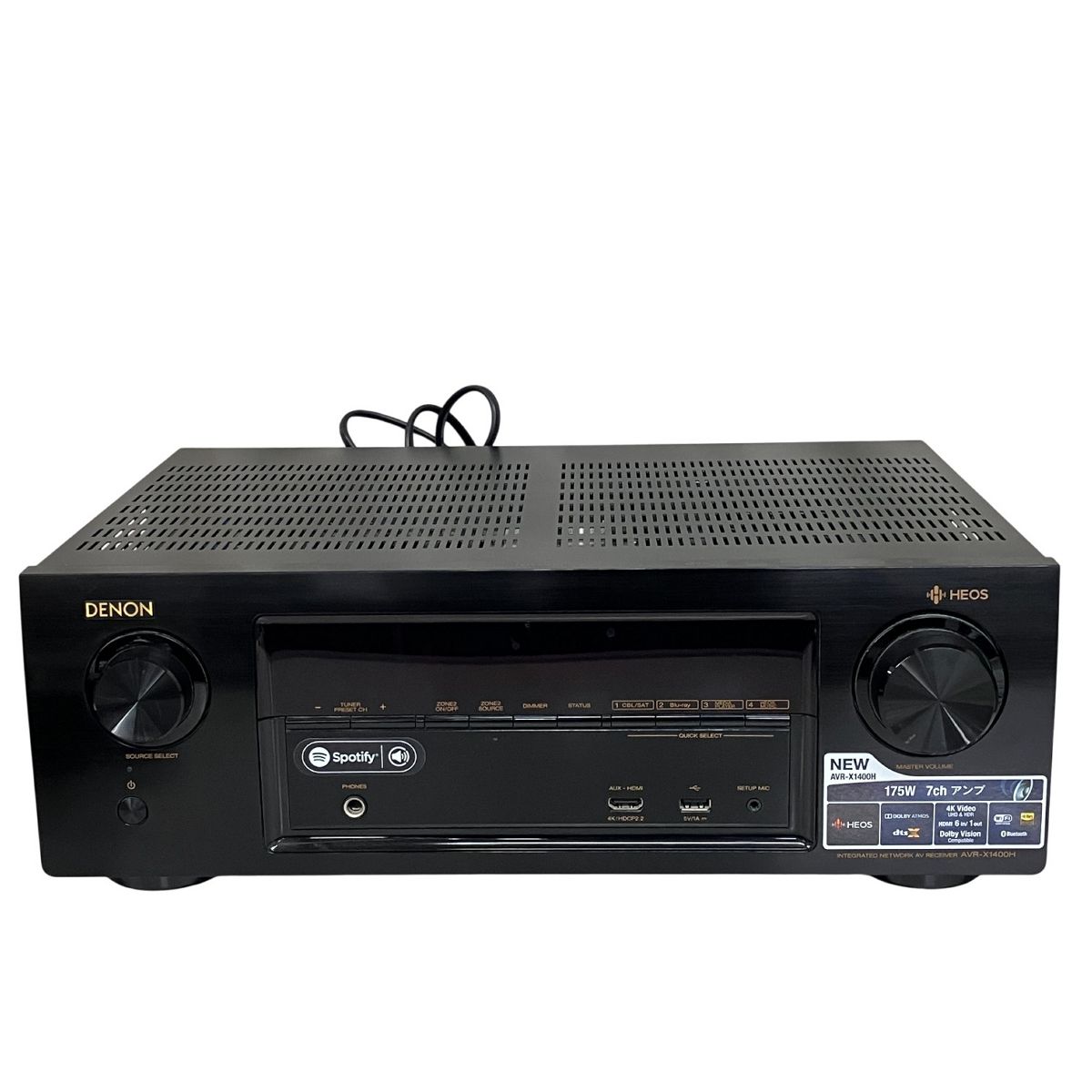 DENON AVR X 1400 H AVアンプ 2017年製 AVサラウンドレシーバー 音響機材
