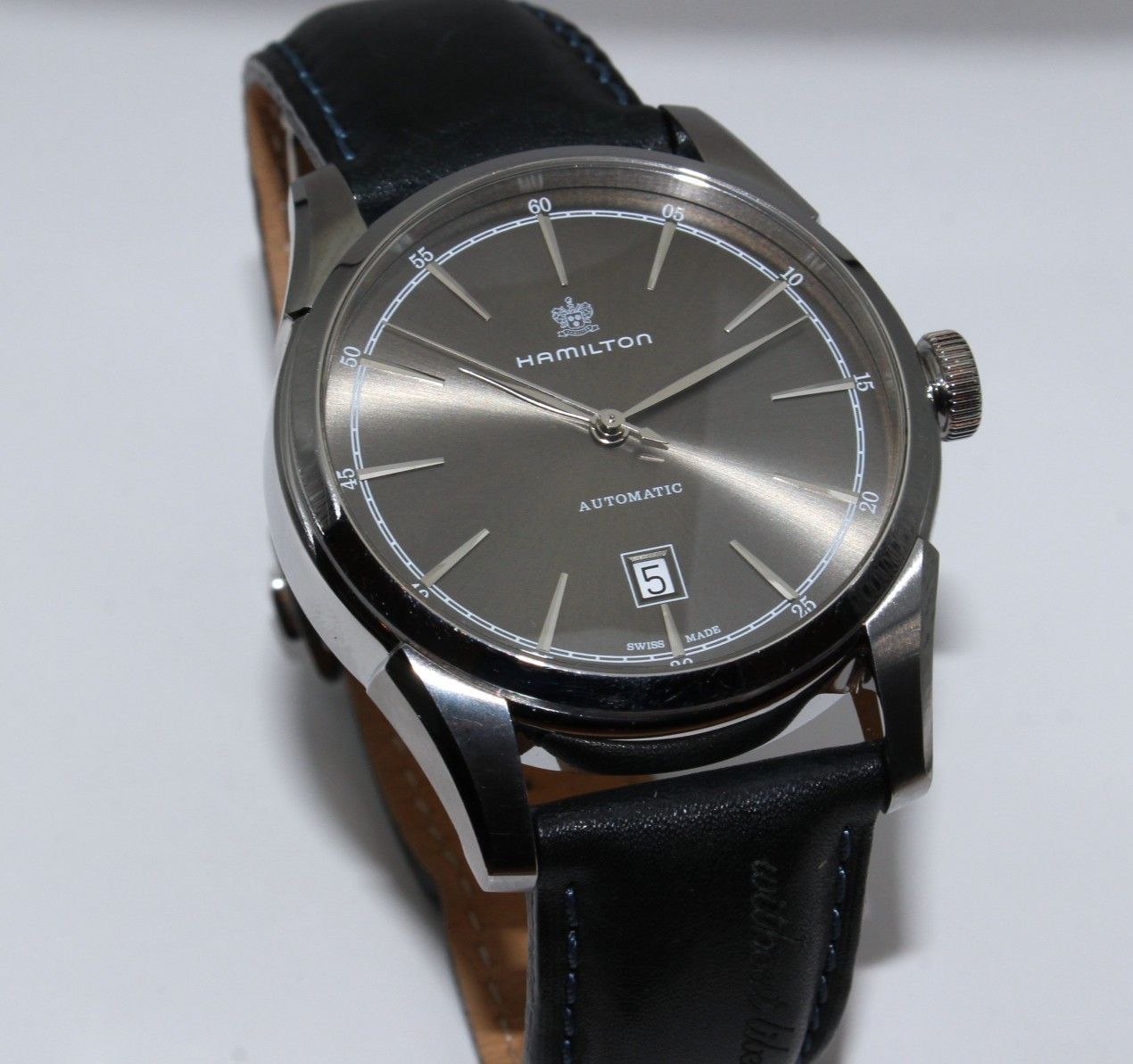 VRW-1507 時計 ハミルトン H 424151 アメリカン クラシック スピリットオブリバティ GR文字盤 メンズ 自動巻き 稼働品
