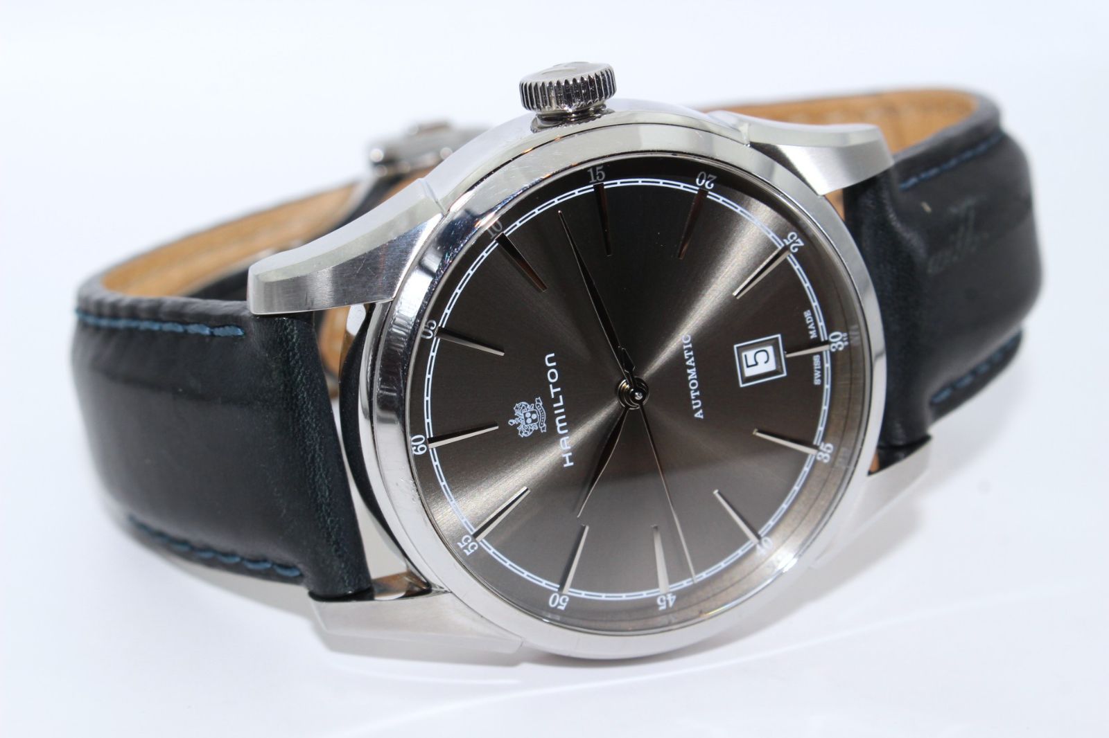 VRW-1507 時計 ハミルトン H 424151 アメリカン クラシック スピリットオブリバティ GR文字盤 メンズ 自動巻き 稼働品