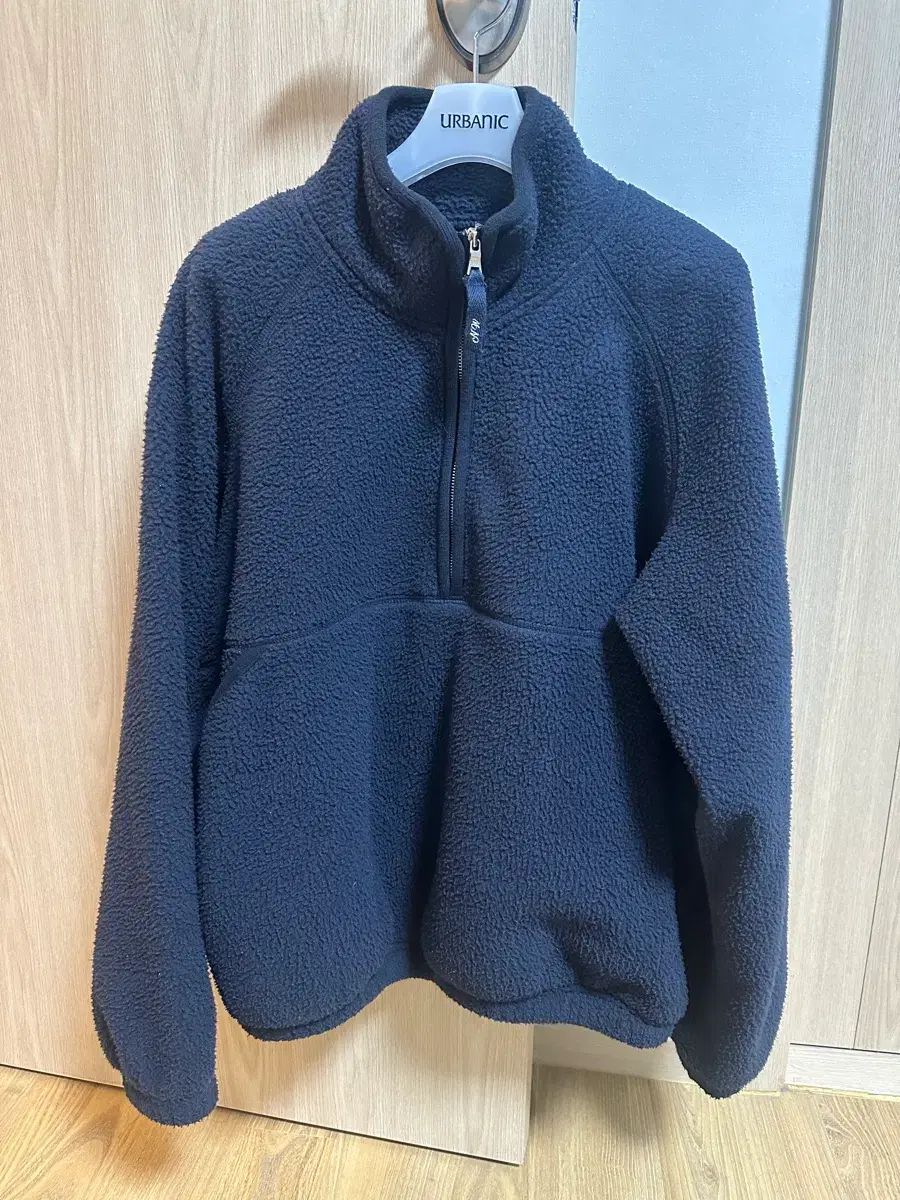 ナッシングリトゥン ハーフジップアップ ネイビー