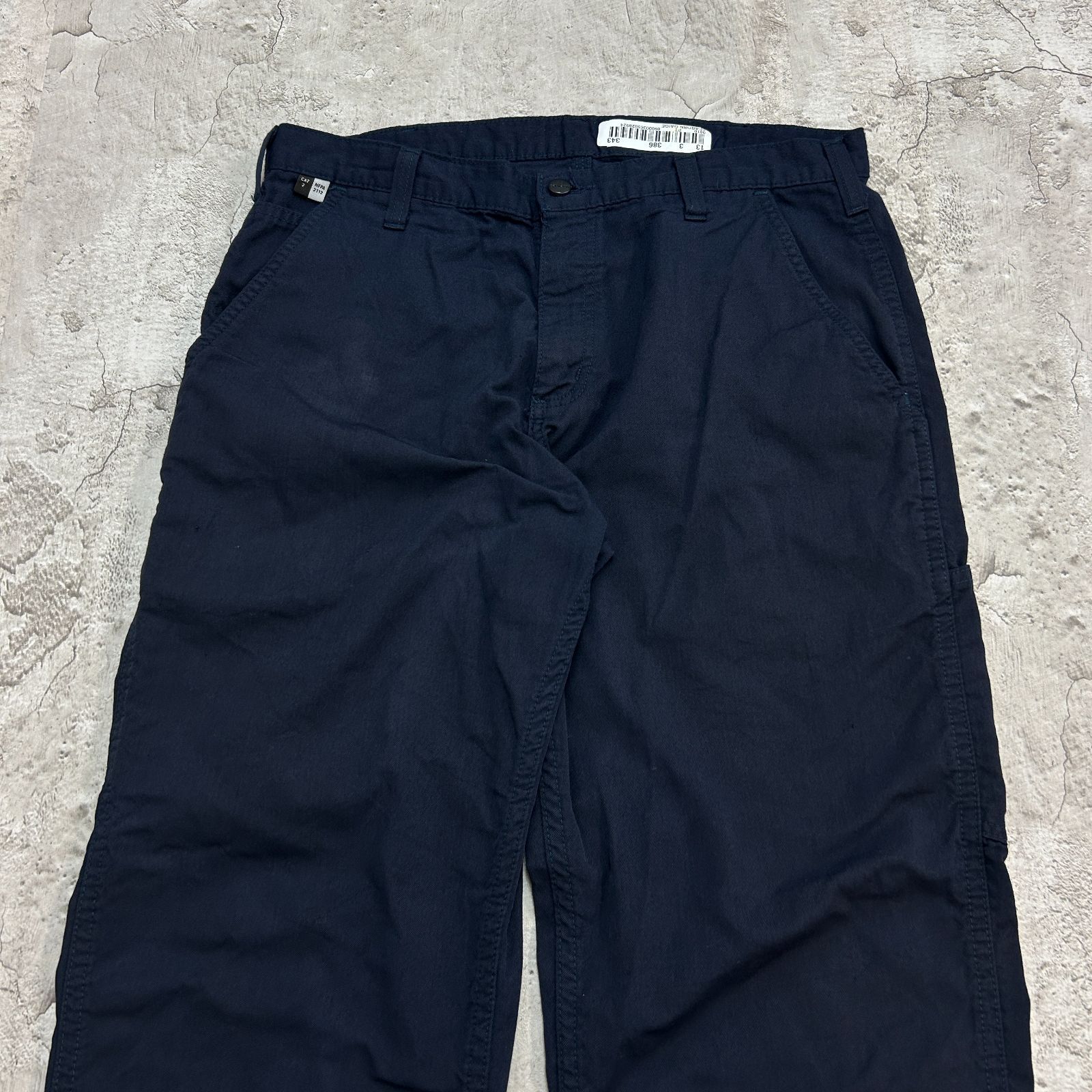 Carhartt カーハート FR ワークパンツ 古着 ネイビー W35 L31 - メルカリ