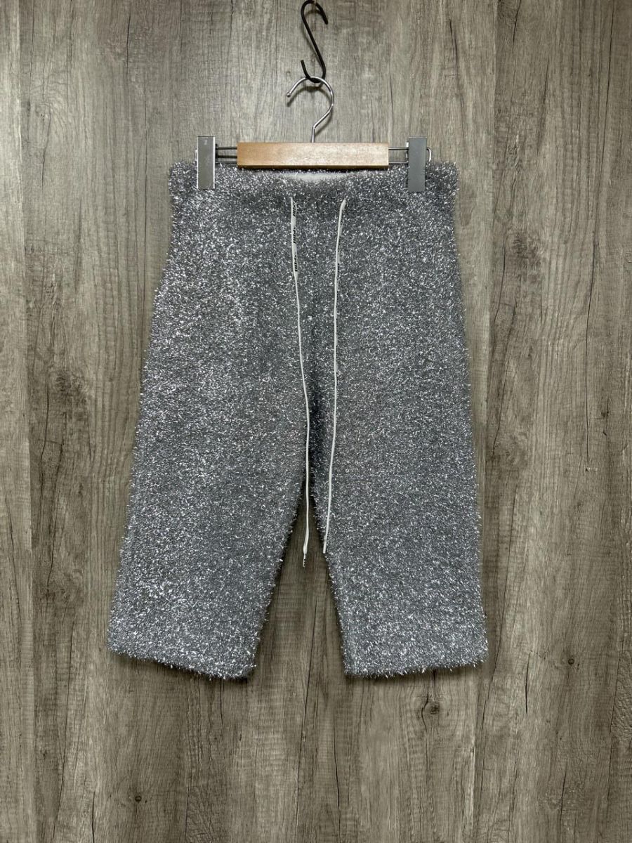 Bibiy ビビィ シルバー ハーフ パンツ sizeF ◎レディース