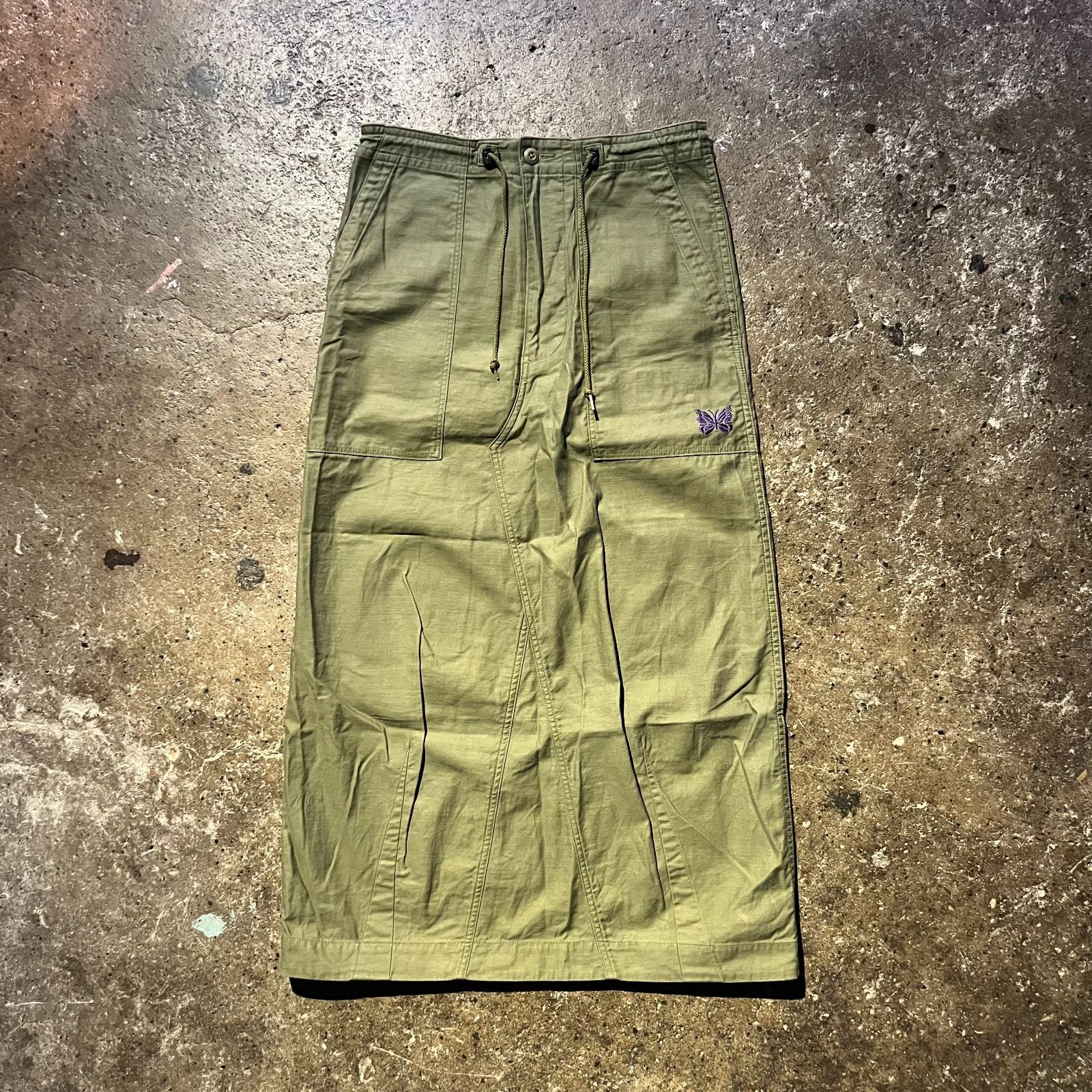 Needles String Fatigue Skirt 1 カーキ ニードルス ストリングファティーグスカート PU 241