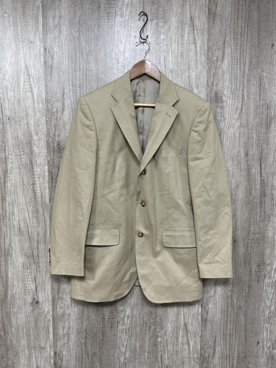 UNIQLO ユニクロ テーラード ジャケット sizeL/ベージュ メンズ UNIQLO 