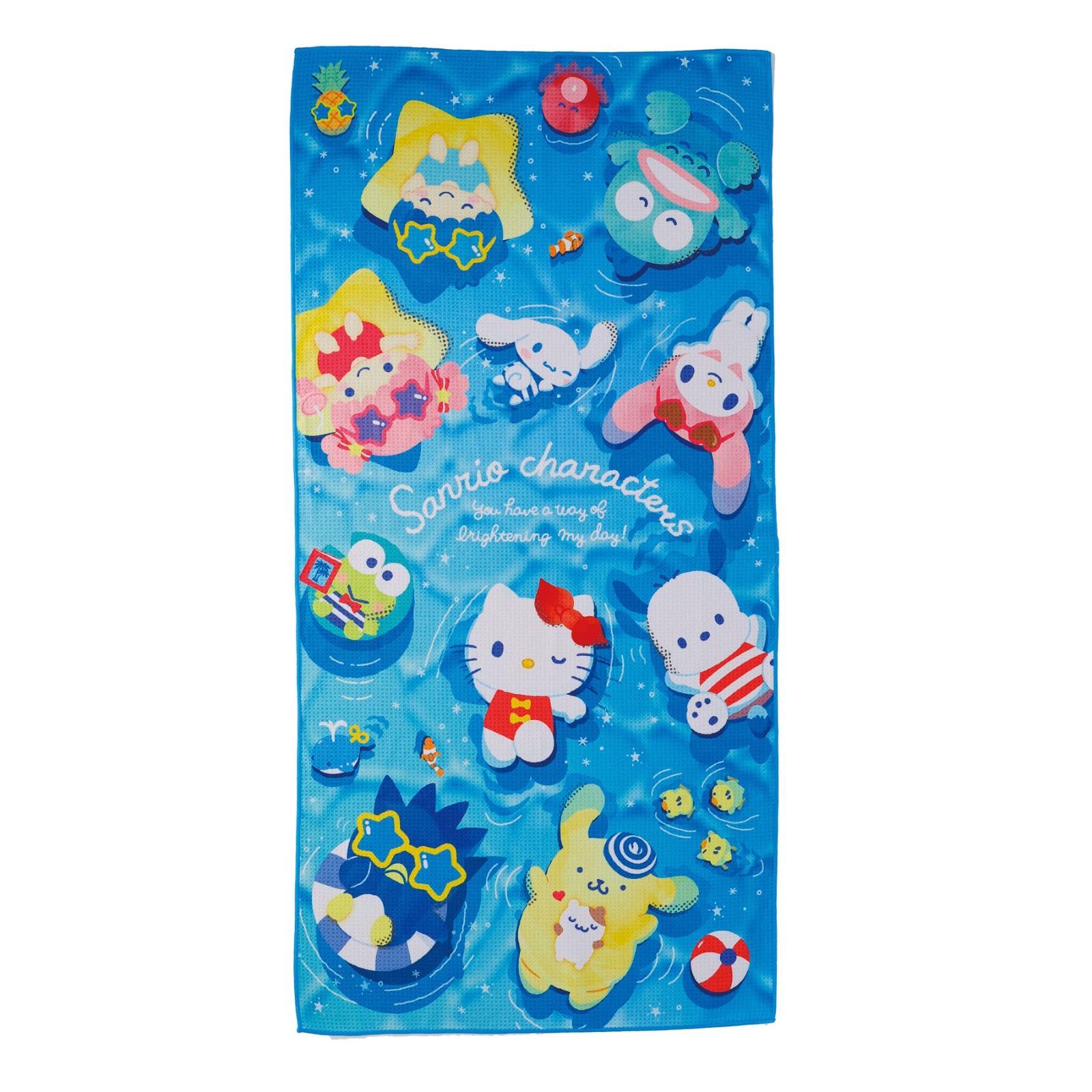 バスタオル サンリオ キャラクターズ サマーフローティング 丸眞 速乾