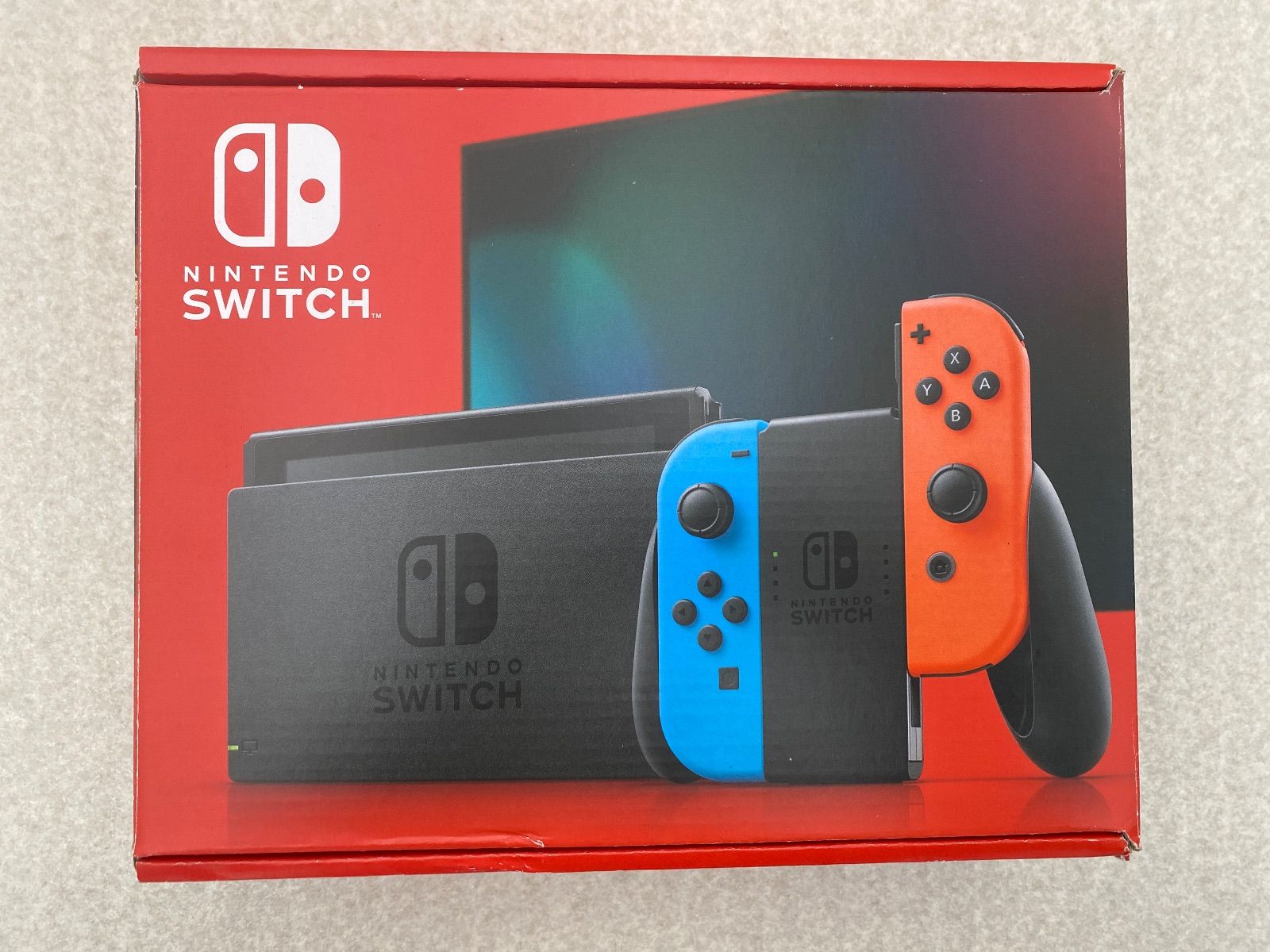 ◆Nintendo Switch Joy－Con L ネオンブルー R ネオンレッド HAD－S－KABAH 動作品