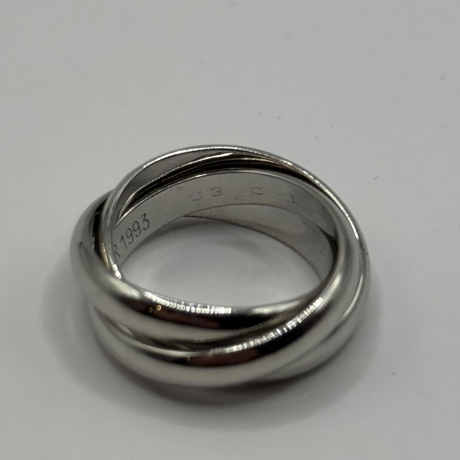 カルティエ トリニティリングPT 950 53