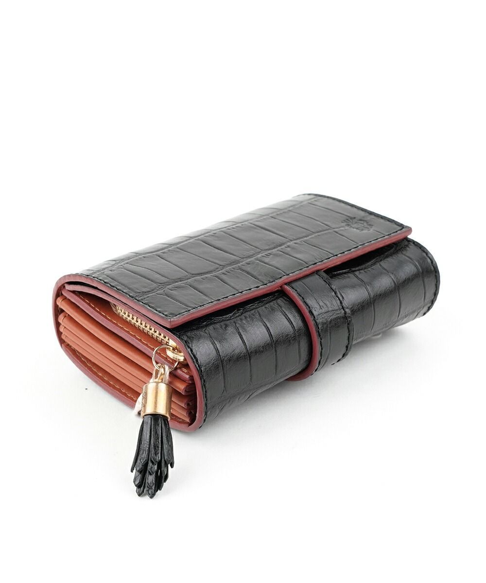 30%OFF フェリージ Felisi 財布 二つ折り財布 コンパクトウォレット コロコロショート ファスナー 小銭入れ イタリア製 ギフト クロコ型押し エンボス レザー 3500-9-SA-0192302 メンズ レディース